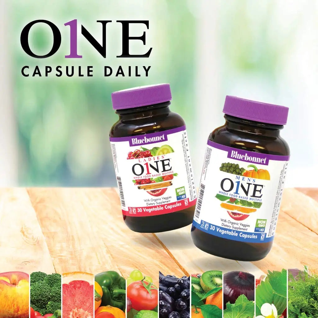 Bluebonnet Nutrition One for Men Whole Food-Based Multiple, Daily Nutrition*, Non-GMO, Vegetarian Friendly, Kosher BlueBonnetAu supplements