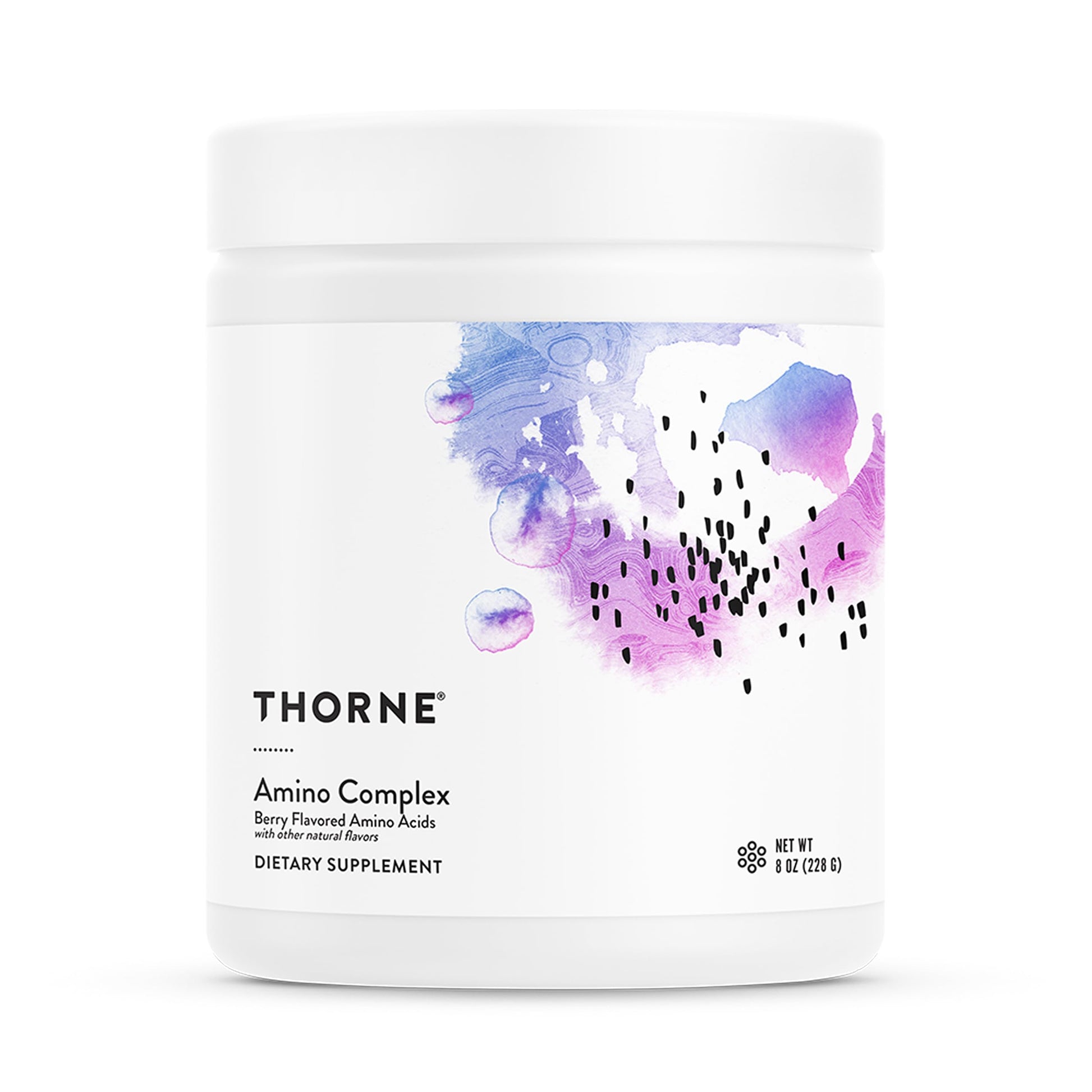THORNE - Amino Complex - Clinically-Validated EAA and BCAA Powder for Pre or Post-Workout - Promotes Lean Muscle Mass & Exercise Recovery* - NSF Certified for Sport - 30 Servings - 8.0 Oz - Berry THORNEAu supplements