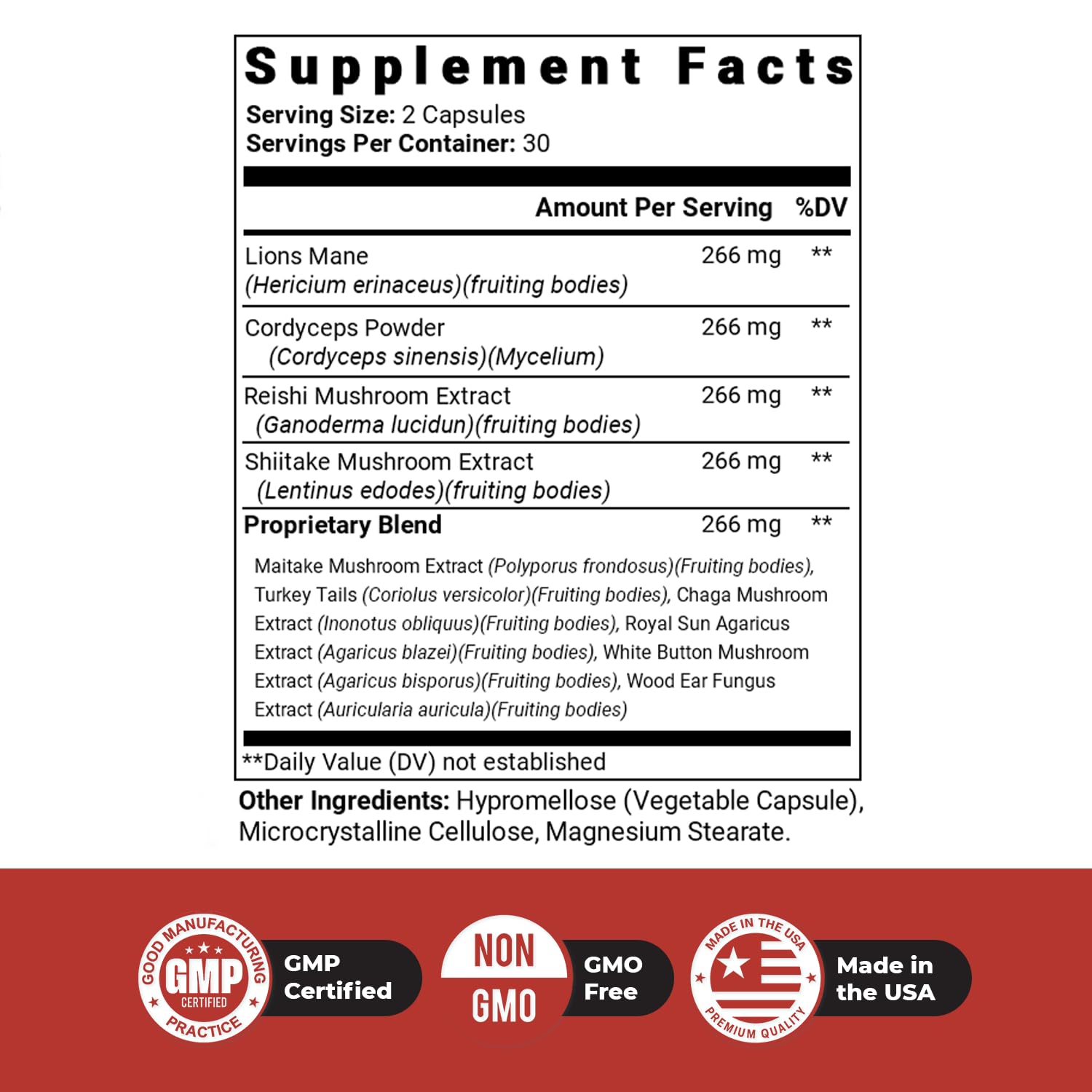 Nature’s NutriWave Dr. Love Roar Lion’s Mane Mushroom Supplement – Plant-Based Formula with Cordyceps, Reishi & Shiitake – Vegan, Gluten-Free, GMP Certified, Made in USA – 60 Capsules, 1 Month Supply Nature’s NutriWaveAu supplements