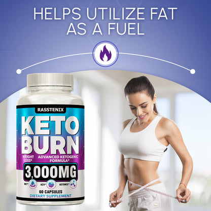 Rasstenix (2 Pack) Keto Pills - Lean Keto Diet Pills - Weight Fat Management Loss RasstenixUS supplements