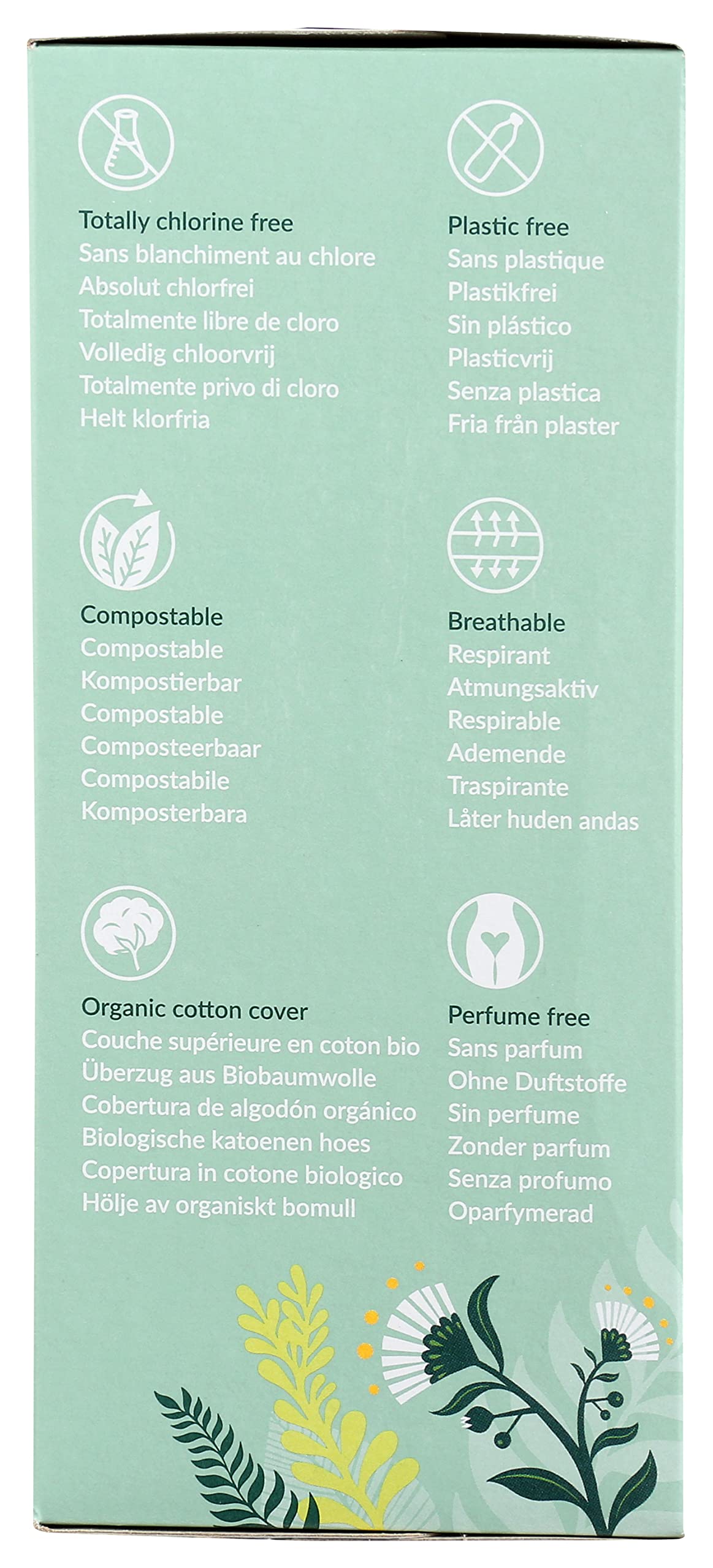 Natracare Natural Organic Curved Panty Liners, with Certified Organic Cotton, Ecologically Certified NATRACAREAu supplements
