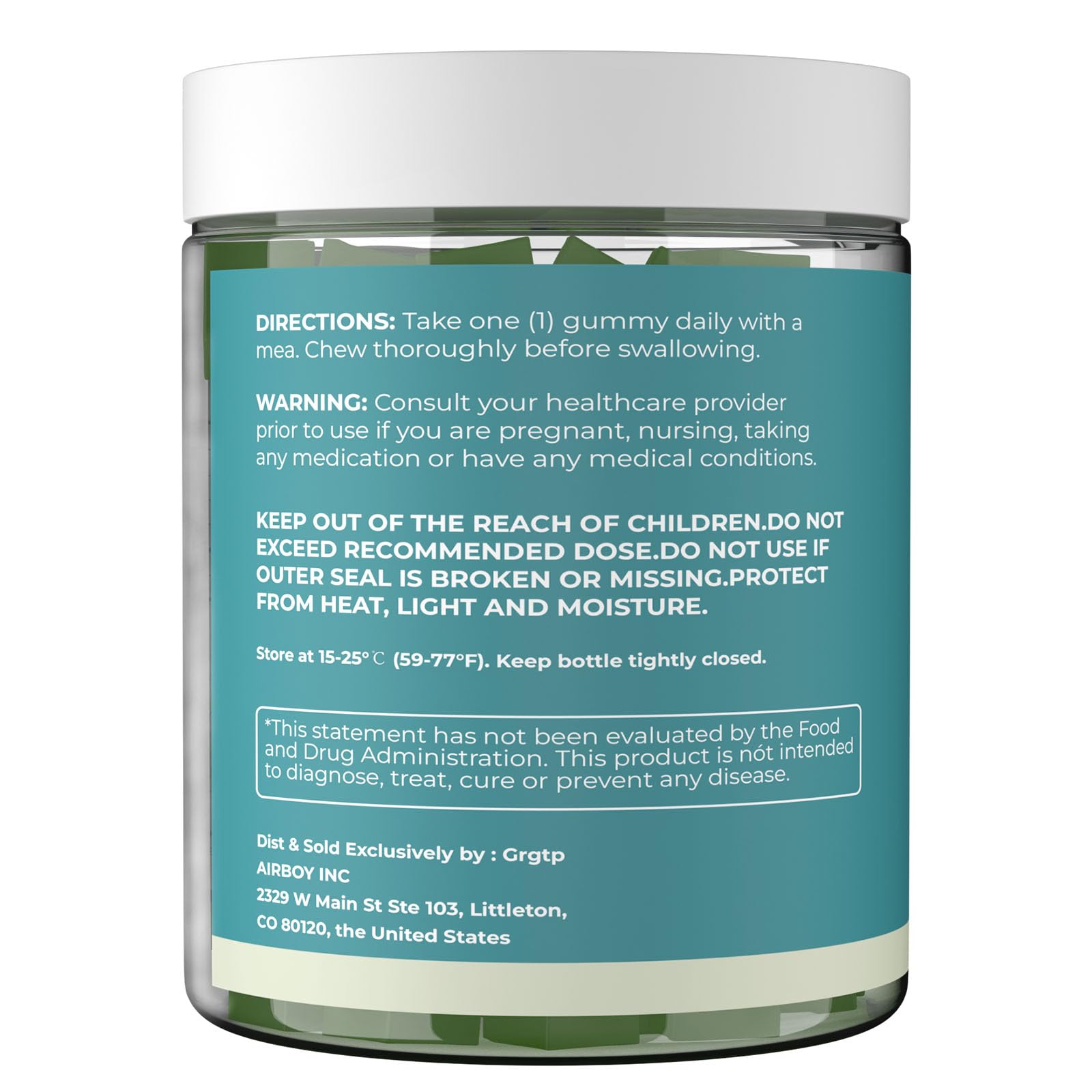 Sea Moss Gummies 16-in-1 - Ashwagandha Black Seed Oil Bladder Wrack Turmeric Vitamin C & D3 with Manuka Burdock Root Dandelion Yellow Dock Natural Detox & Liver Health Immune Support, Energy Boost GRGTPAu supplements
