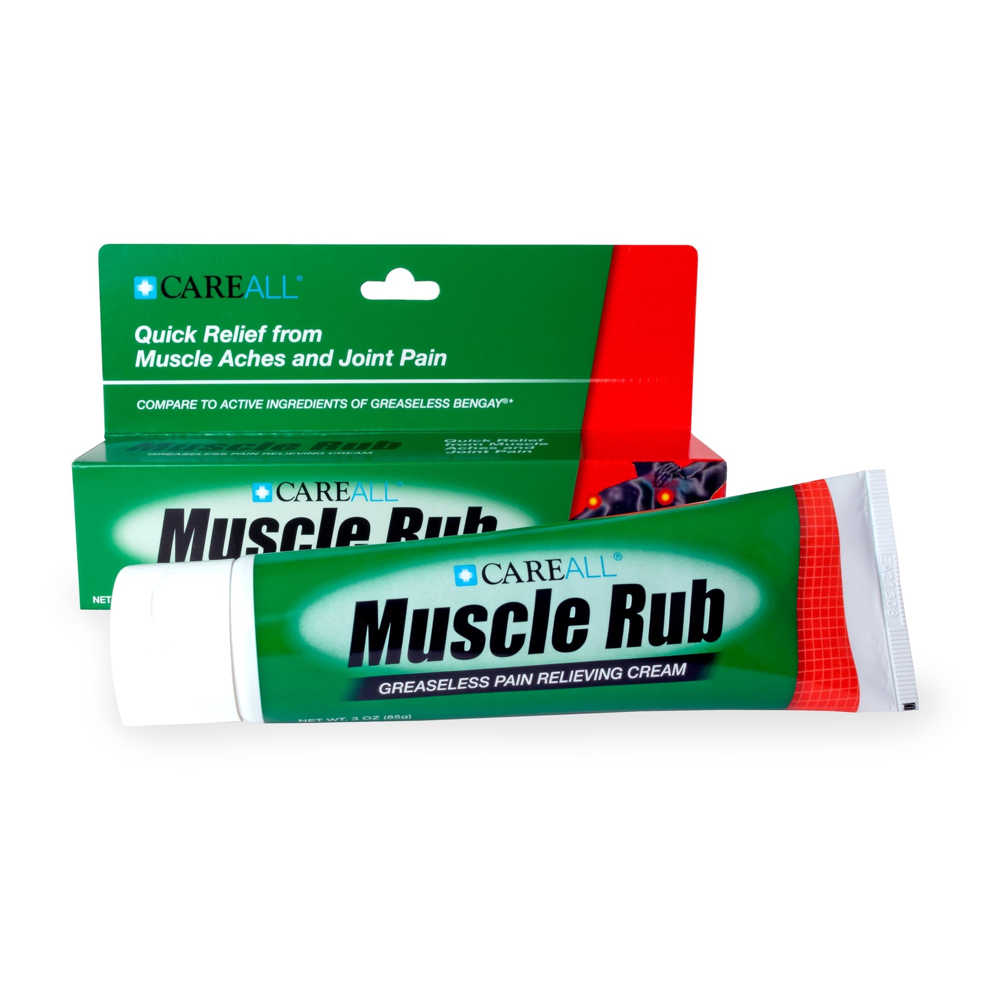 CareAll Muscle Rub Non-Greasy Cream 3.0 oz. Ultra Strength. Relief from Minor Aches and Pains in Muscles and Joints. 10% Menthol & 15% Methyl Salicylate CareAllAu supplements