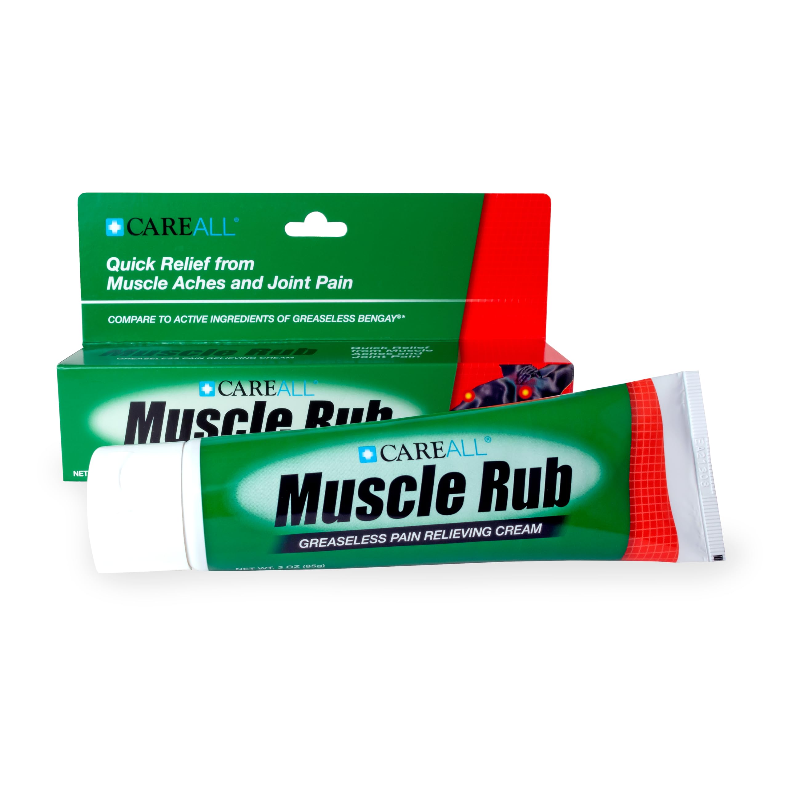 CareAll Muscle Rub Non-Greasy Cream 3.0 oz. Ultra Strength. Relief from Minor Aches and Pains in Muscles and Joints. 10% Menthol & 15% Methyl Salicylate CareAllAu supplements