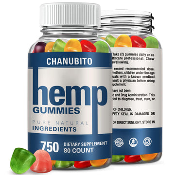 Hemp Gummies Organic High Potency Hemp Supplement - Pain, Sleep, Stress CHANUBITOUS supplements