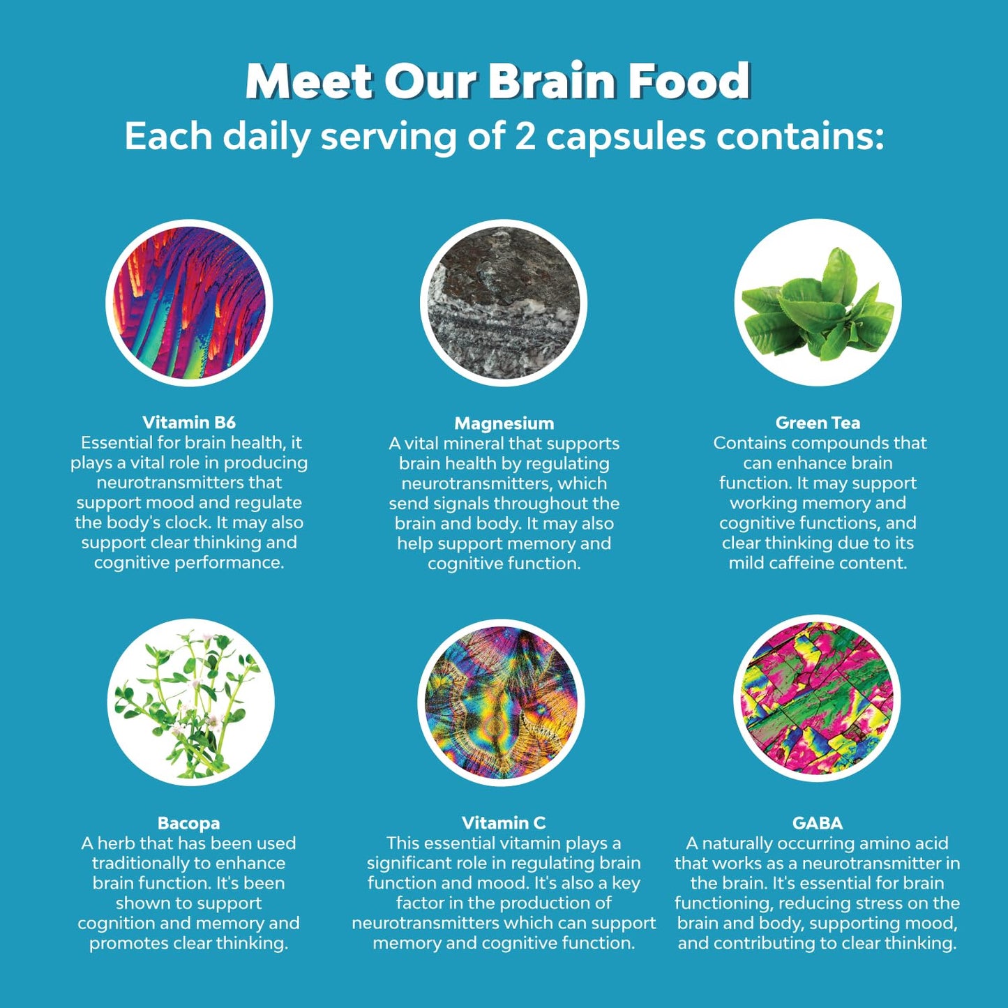 Nootropics Brain Support Supplement - Mental Focus Nootropic Memory Supplement Huntington LabsUS supplements