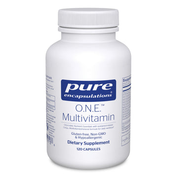 Pure Encapsulations O.N.E. Multivitamin - Once Daily Multivitamin with Antioxidant Complex Metafolin, CoQ10, and Lutein to Support Vision, Cognitive Function, and Cellular Health* - 120 Capsules Pure EncapsulationsAu supplements