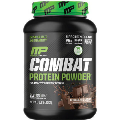 Muscle Pharm Combat Protein Powder, Fuels Muscles for Productive Workouts, 5 Protein Muscle PharmUS supplements