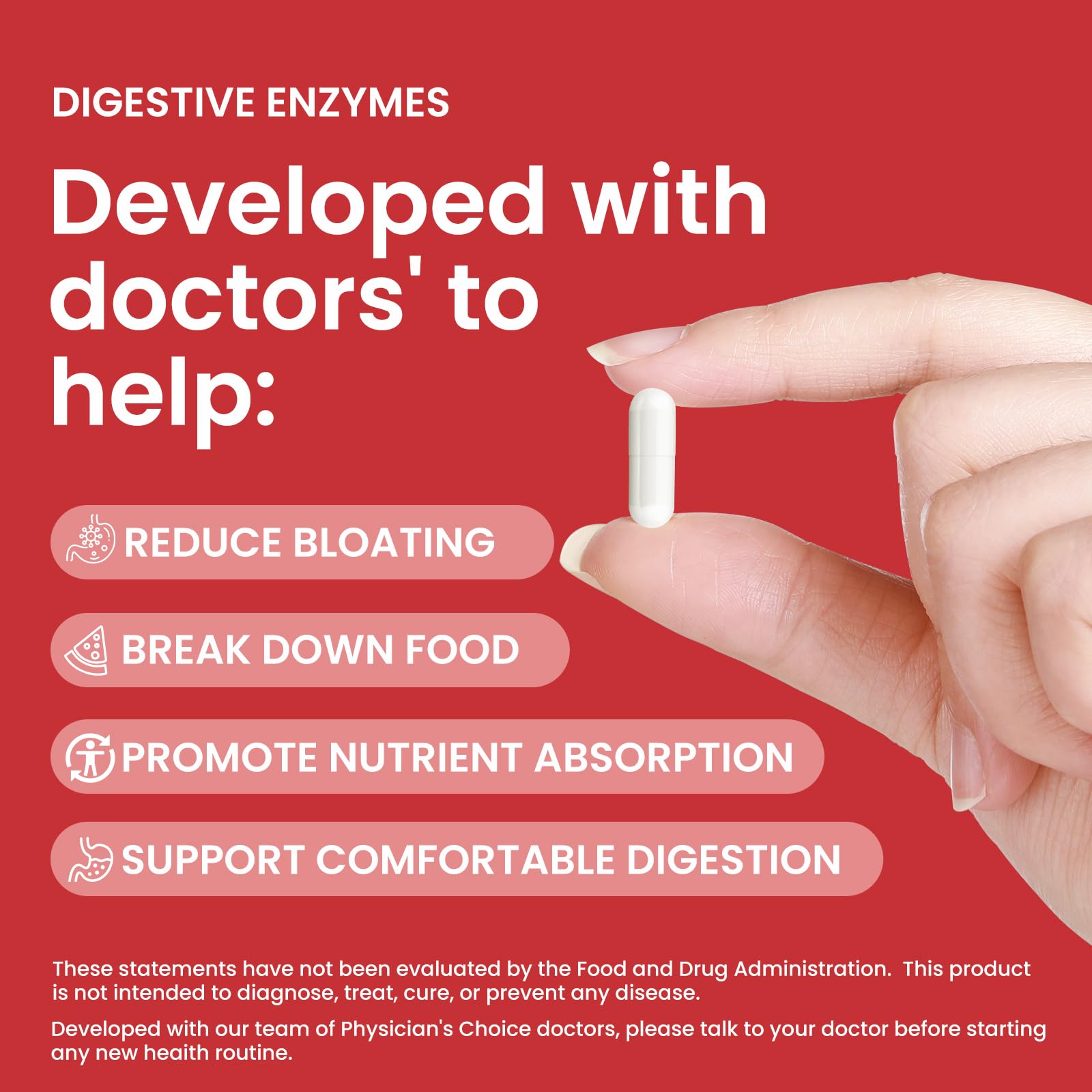 LOUDSAY Digestive Enzymes - Multi Enzymes, Organic Prebiotics & Probiotics for Digestive Health & Gut Health - Meal Time Discomfort Relief & Bloating - Dual Action Approach - 60 CT LOUDSAYAu supplements