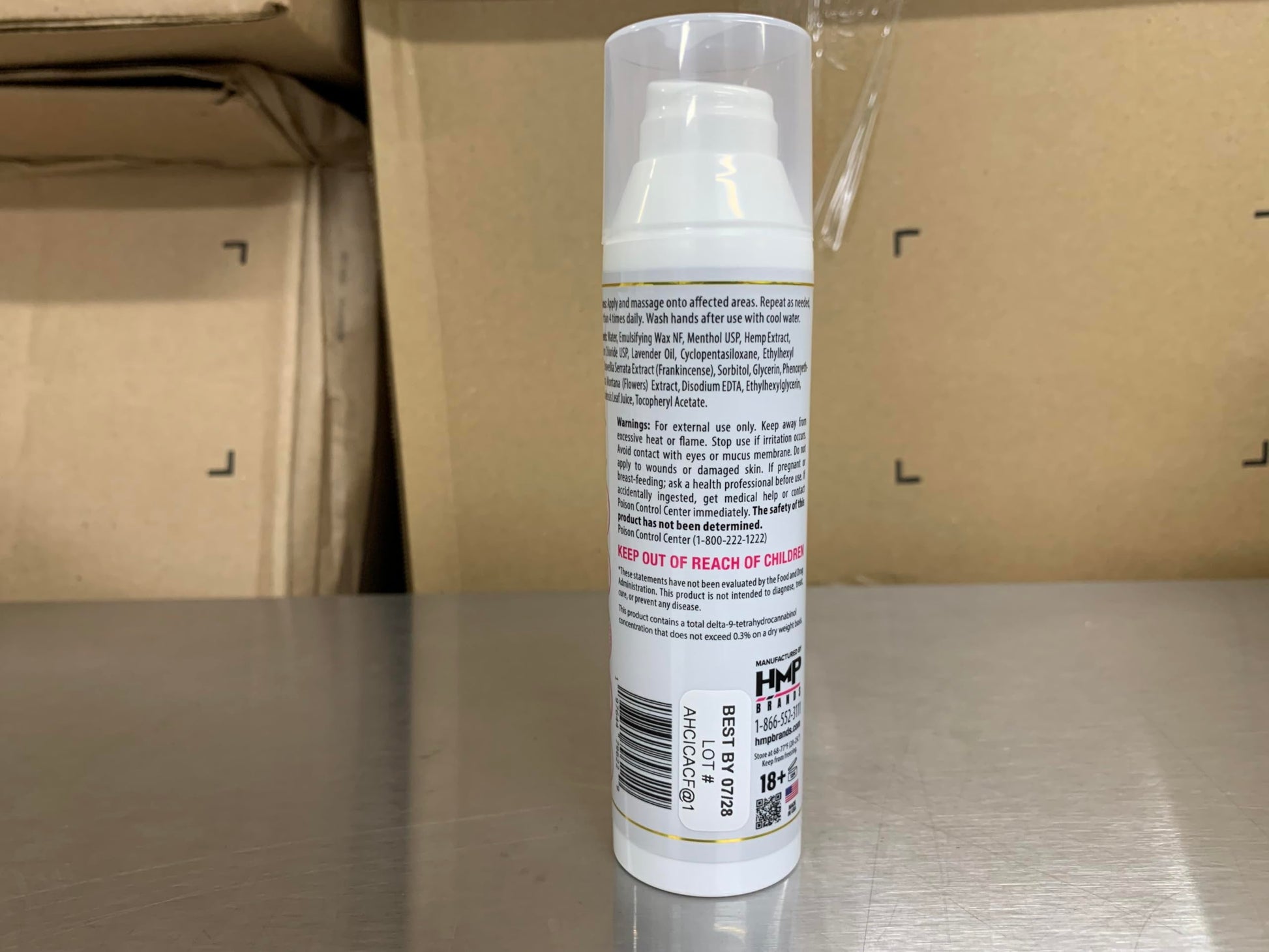 HMP BRANDS Menstrual Cramp Hemp Cream 2000MG with Menthol, Easy to Use, Natural Formula Made in USA 2.1oz HMP BRANDSAu supplements