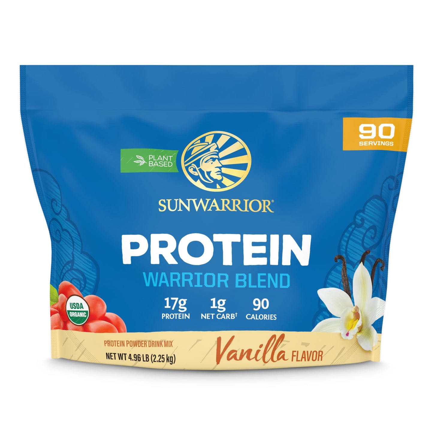Sunwarrior Vegan Organic Protein Powder Plant-Based | BCAA Amino Acids Hemp Seed SunwarriorUS supplements