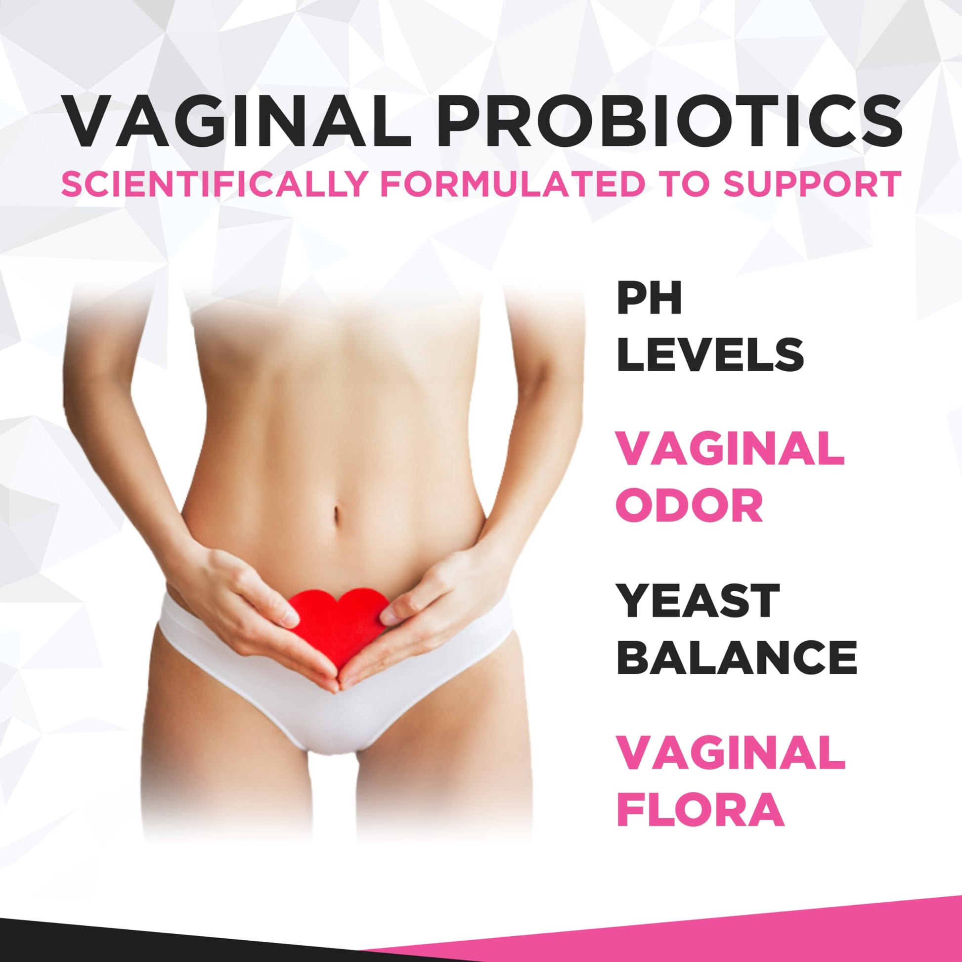 Vaginal Probiotics for Womens Health 20 Billion CFU | PH Balance & Vaginigal Odor Support 60 Capsules Natural Foundation SupplementsAu supplements