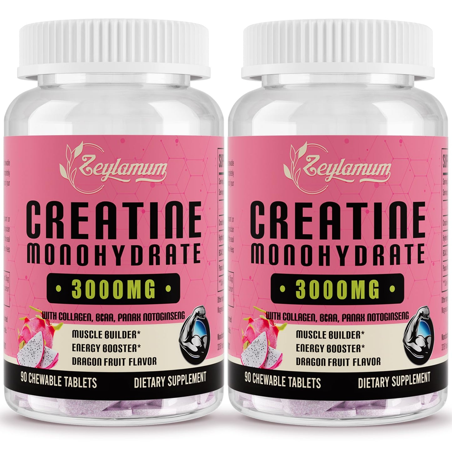 Creatine Monohydrate for Women, Creatine Supplement 3000mg, with Hydrolyzed ZeylamumUS supplements