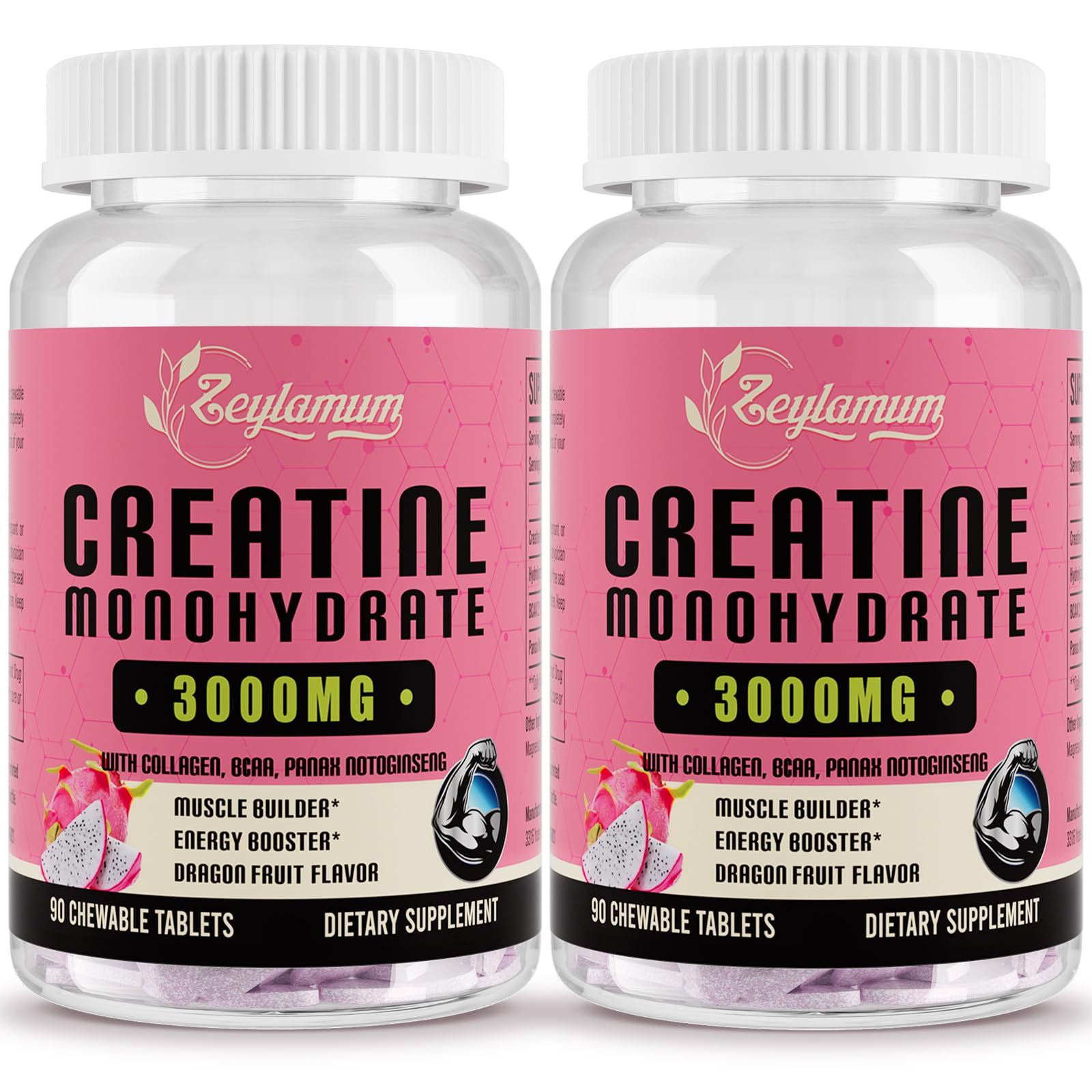 Creatine Monohydrate for Women, Creatine Supplement 3000mg, with Hydrolyzed ZeylamumUS supplements