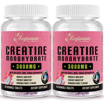 Creatine Monohydrate for Women, Creatine Supplement 3000mg, with Hydrolyzed ZeylamumUS supplements