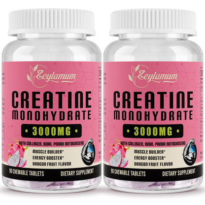 Creatine Monohydrate for Women, Creatine Supplement 3000mg, with Hydrolyzed ZeylamumUS supplements