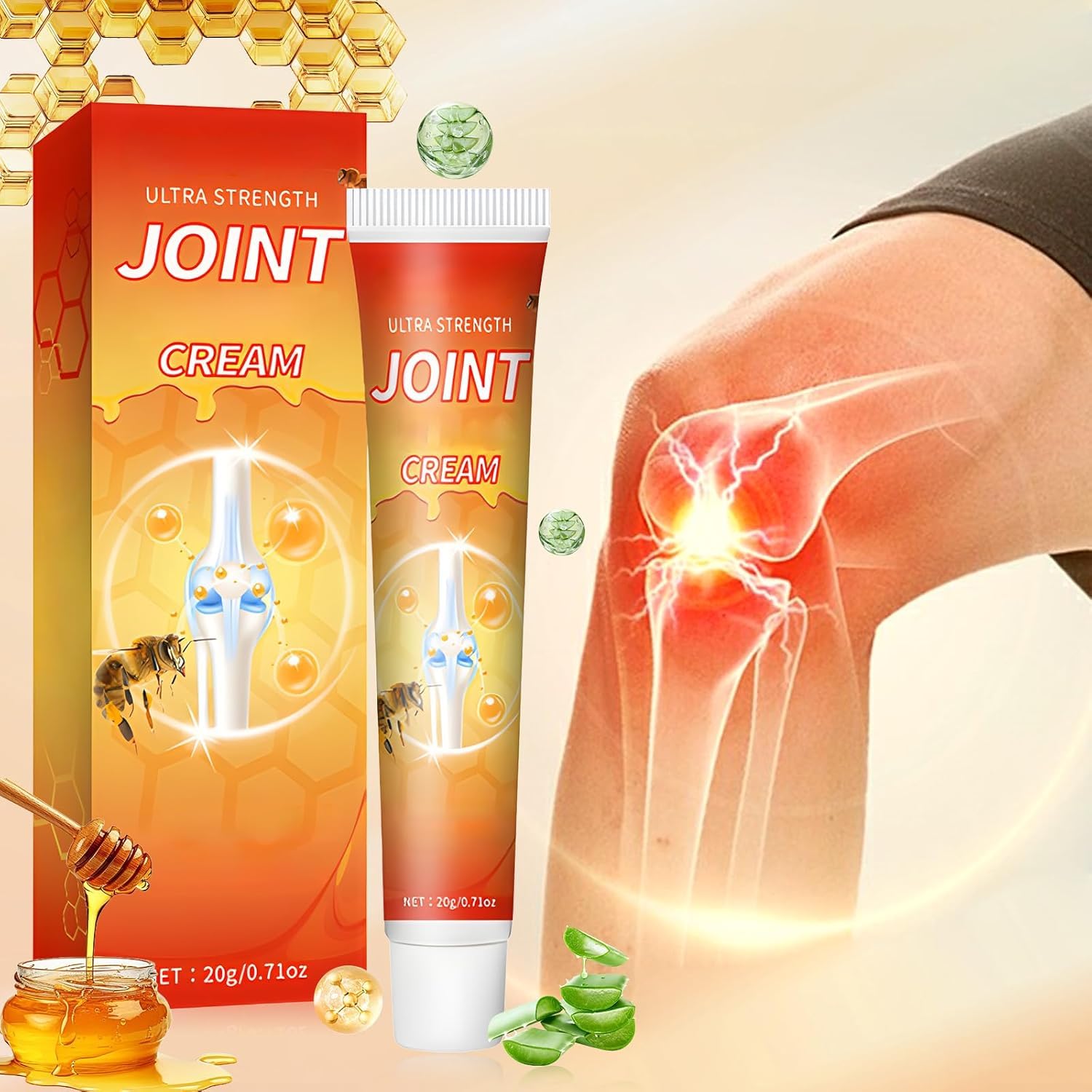 XiuFa 3PCS Joint Cream, Bee Venom Joint Repair Cream, for Back, Neck, Feet, Shoulder XiuFaAu supplements