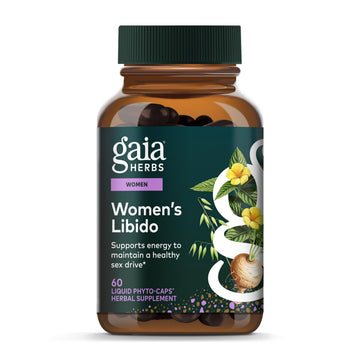 Gaia Herbs Womens Libido - Supports Energy to Maintain Healthy Libido* - with Tribulus & Horny Goat Weed - 60 Vegan Liquid Phyto-Caps (60 Servings) Gaia HerbsAu supplements