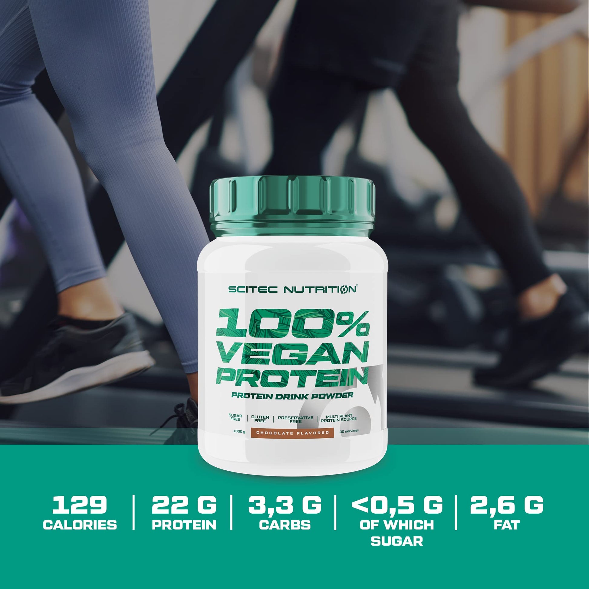 Scitec Nutrition 100% Vegan Protein – 5 Plant-Based Protein Sources – Fortified with Vitamin B12 Scitec NutritionAu supplements