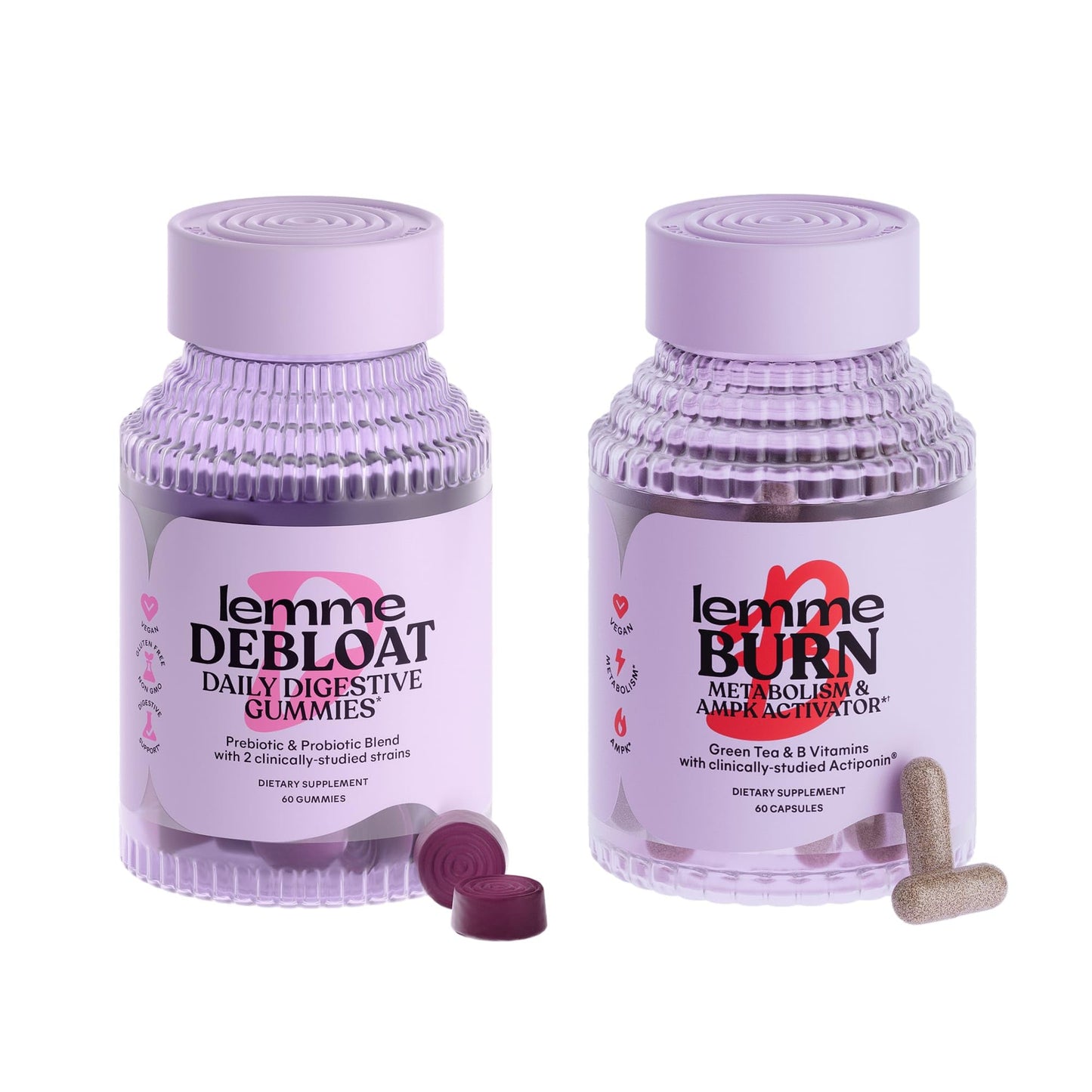 Lemme Debloat and Burn - Metabolism, Bloat Support, Gut Health & Weight Management LemmeUS supplements