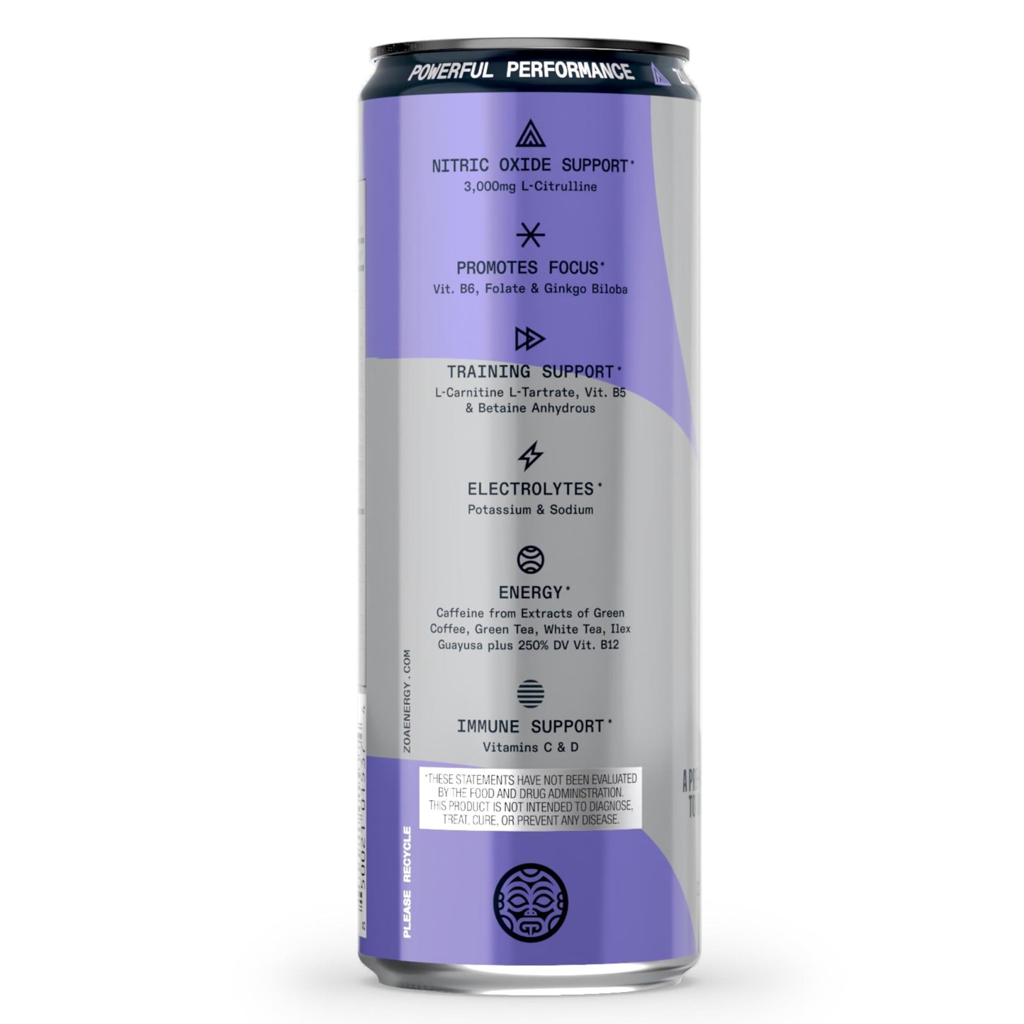 ZOA Plus Sugar-Free Pre-Workout Drink, Ready to Drink with Nitric Oxide, Vitamin B, C and D ZOAUS supplements