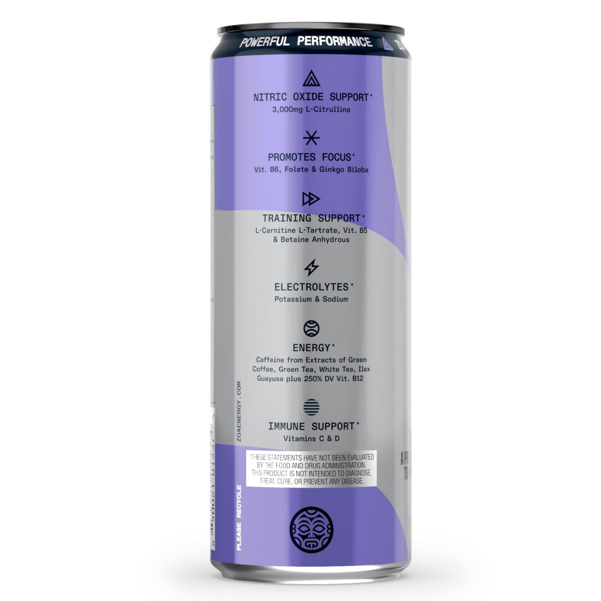 ZOA Plus Sugar-Free Pre-Workout Drink, Ready to Drink with Nitric Oxide, Vitamin B, C and D ZOAAu supplements
