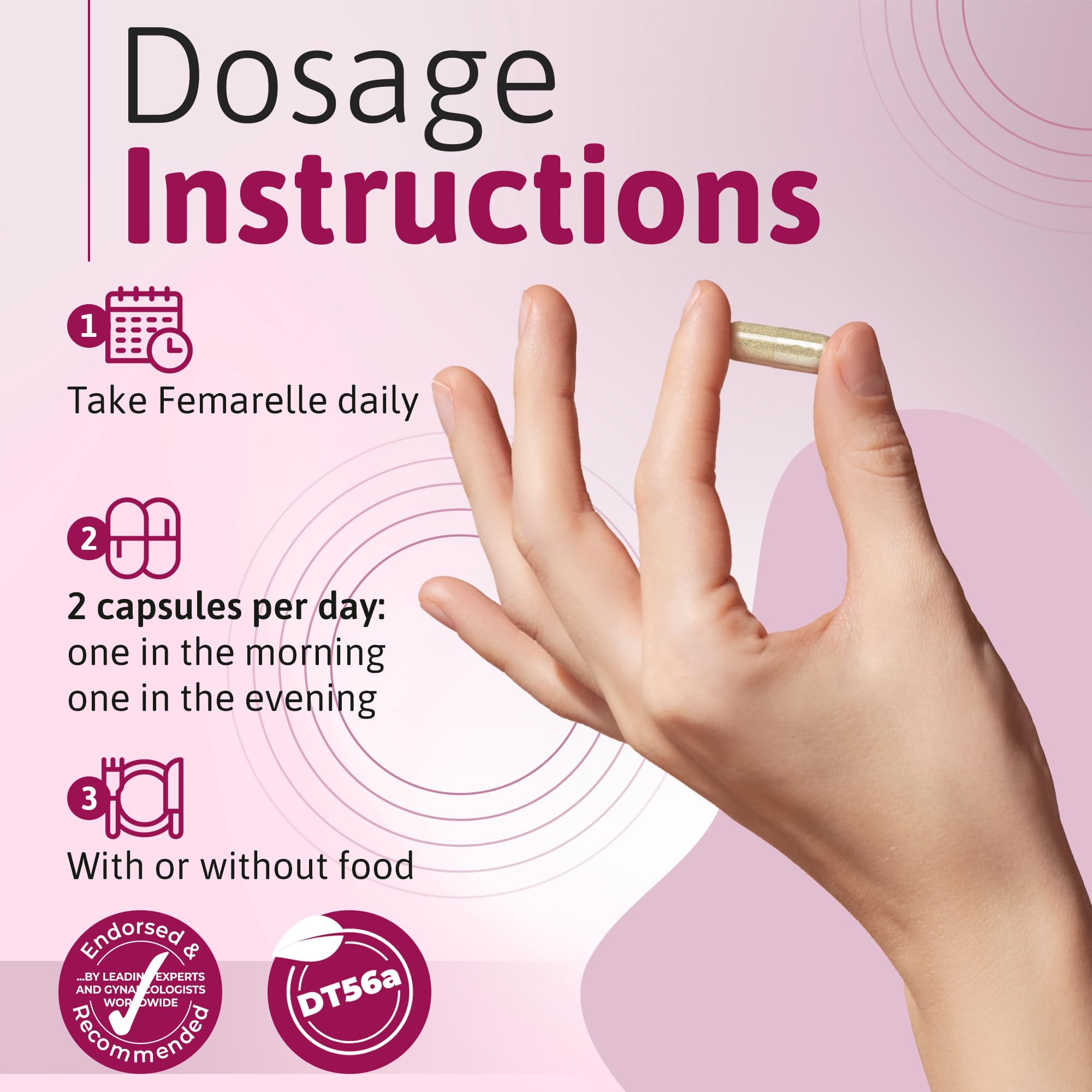 Femarelle® Recharge – Menopause Supplement for Women - Clinically Proven Menopause Relief - Hot Flashes, Night Sweats, Sleep & Libido Support Within 1st Month, Gluten-Free, GMO-Free & Hormone Free FemarelleAu supplements