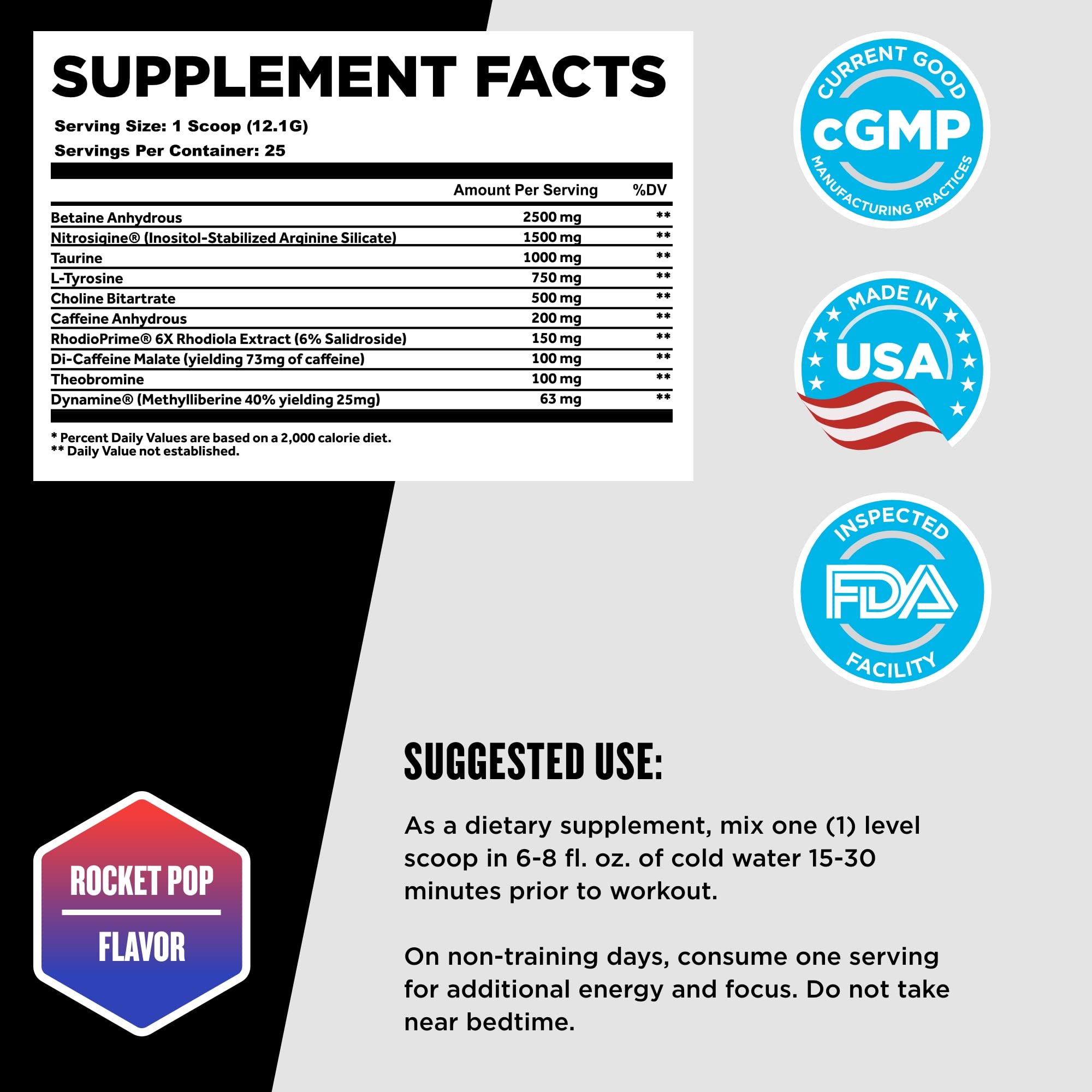 Beast Sports Nutrition Beast Mode X, Rocket Pop - Pre-Workout Powder - Sustained Energy Beast Sports NutritionAu supplements