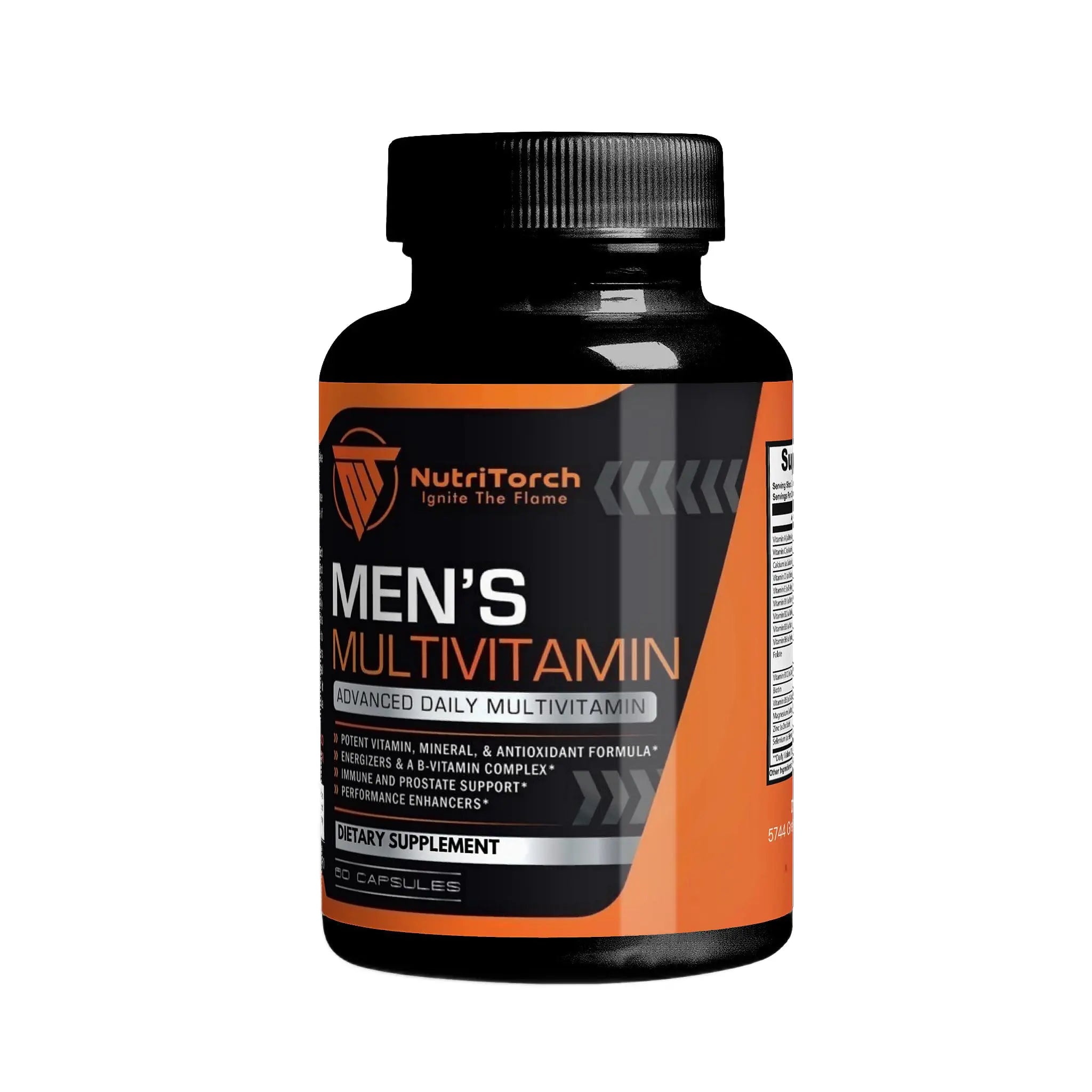 NutriTorch Multivitamin for Men – Adult Dietary Supplement with Vitamins A, C & D, Minerals & Antioxidants for Immune Support, Increased Energy NutriTorchAu supplements