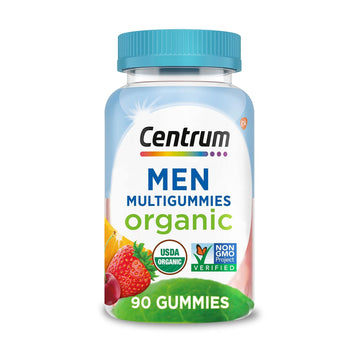 Centrum Men's Organic Multigummies, Men's Multivitamin Gummies, Organic Multivitamin for Men with Essential Nutrients CentrumAu supplements