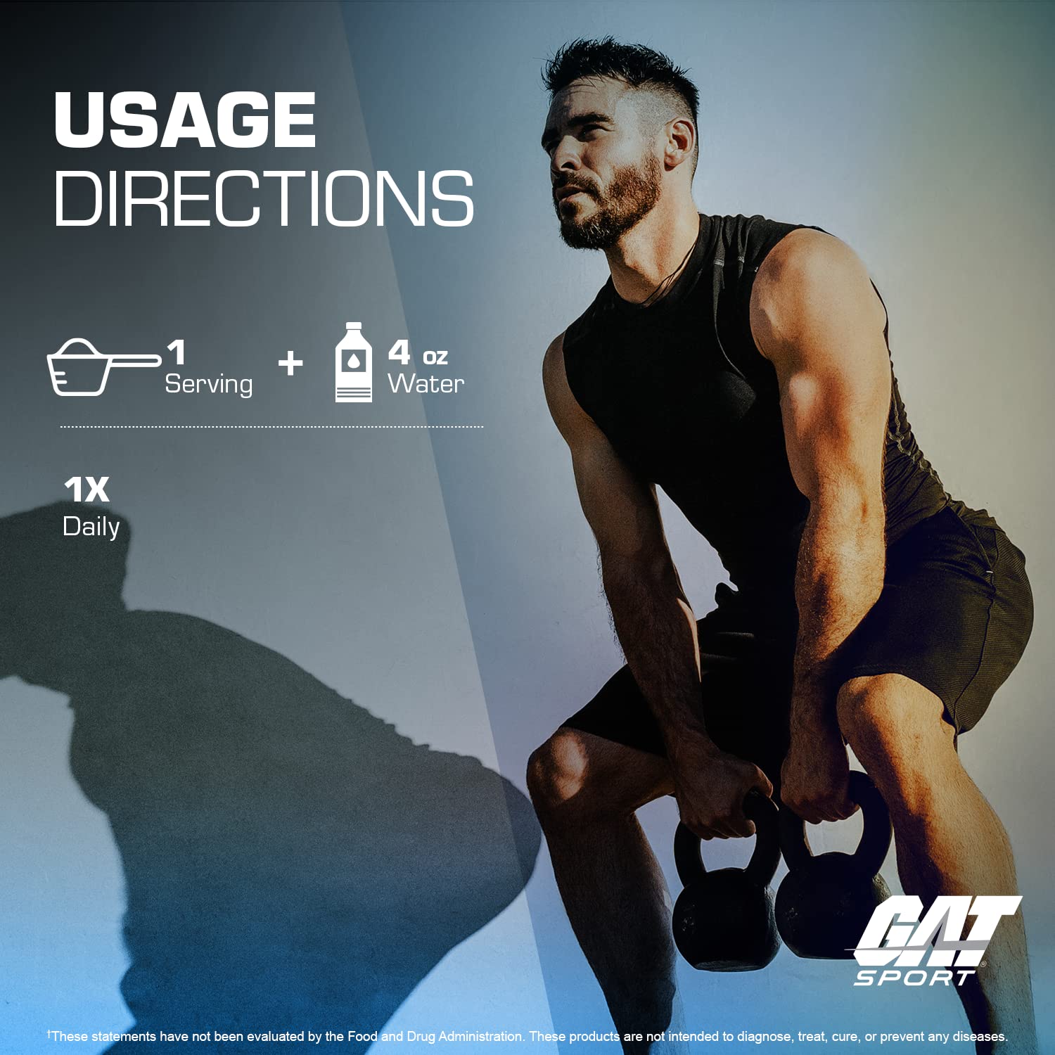 GAT SPORT Creatine Monohydrate Powder, 150 Grams, Strength, Brain Health, GLP1 Support Anti-oxidant, Endurance, for Men & Women, 1 Month Supply, Unflavored (30 Servings) GAT SPORTAu supplements
