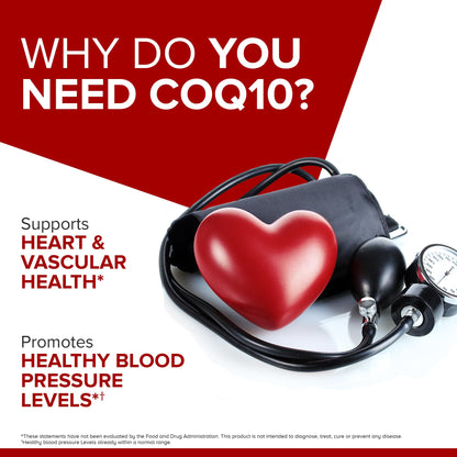 Qunol CoQ10 200mg Softgels, Ultra CoQ10 - Ultra High Absorption Coenzyme Q10 QunolUS supplements