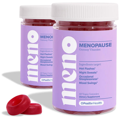 MENO Gummies for Menopause, 30 Servings (Pack of 2) - Hormone-Free Menopause O PositivUS supplements