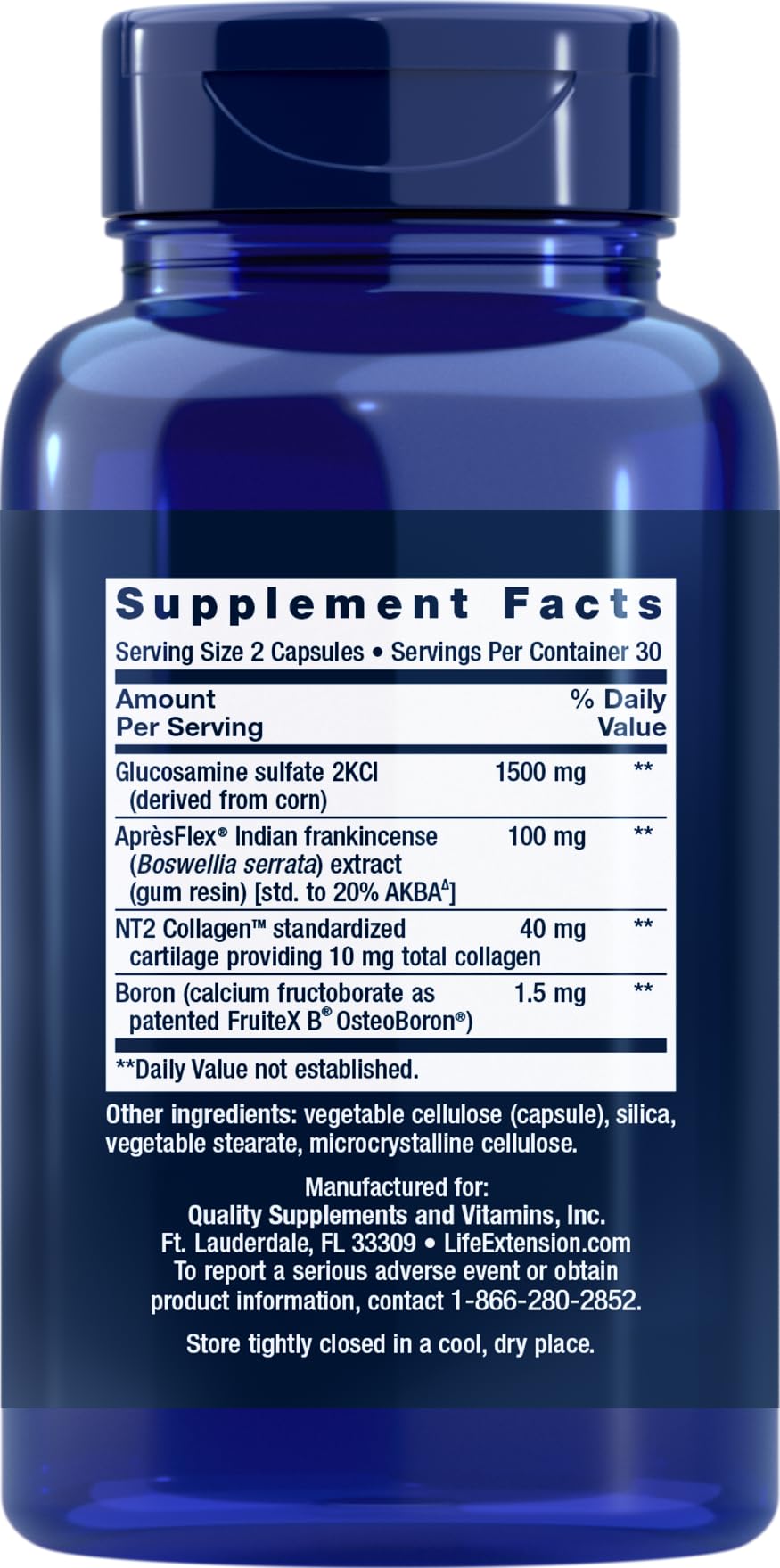 Life Extension ArthroMax Advanced with NT2 Collagen & ApresFlex, 60 Capsules (Pack of 2) Life ExtensionAu supplements