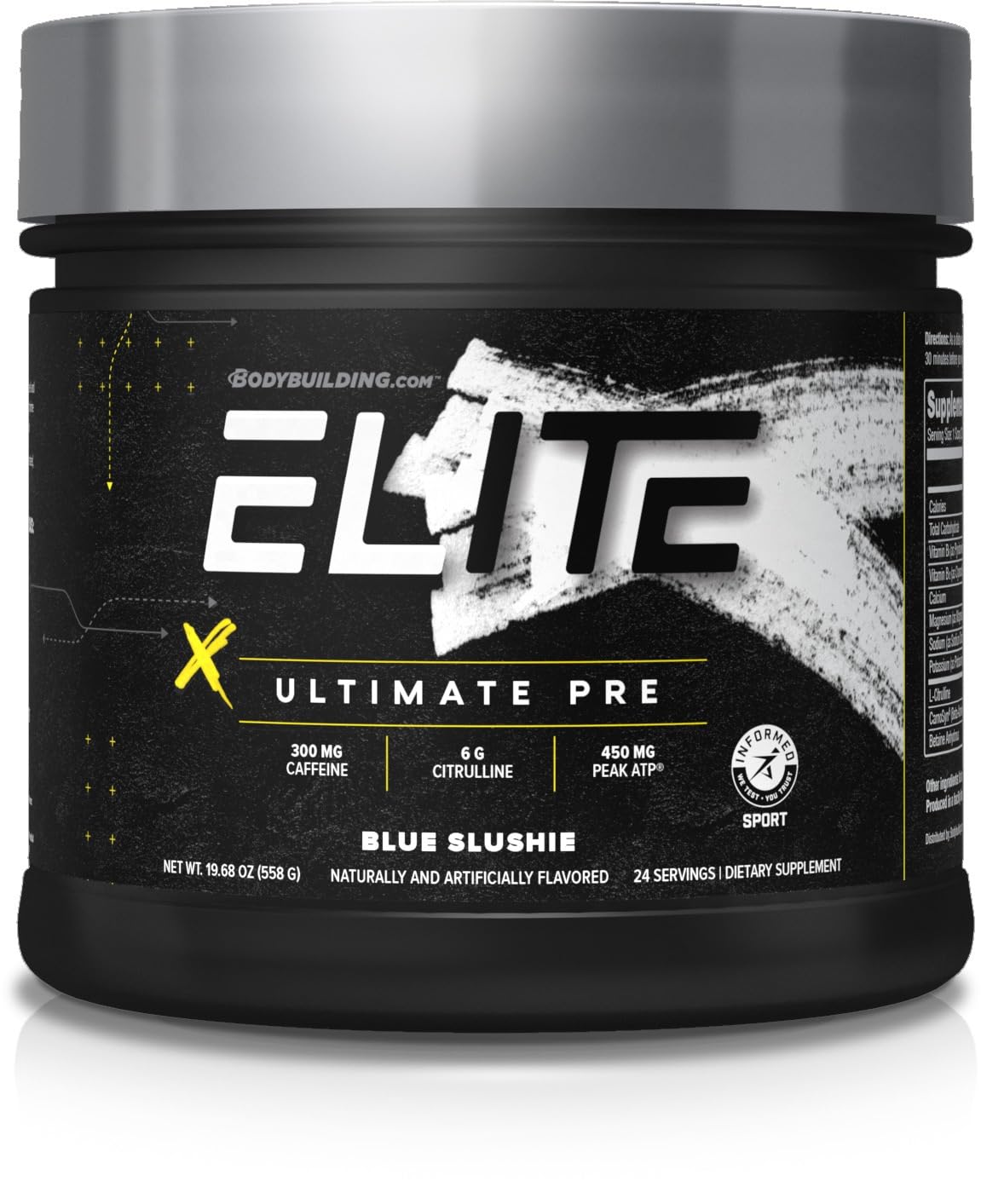 B BODYBUILDING.COM Elite Ultimate PRE Blue Slushie B BODYBUILDING.COMAu supplements