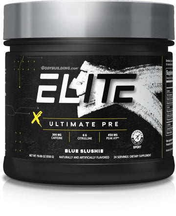 B BODYBUILDING.COM Elite Ultimate PRE Blue Slushie B BODYBUILDING.COMAu supplements