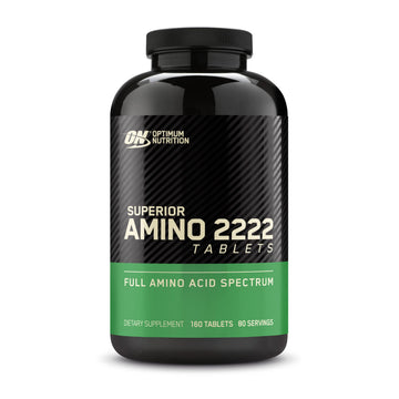 Optimum Nutrition Superior Amino 2222 Tablets, Complete Essential Amino Acids, EAAs Optimum NutritionAu supplements