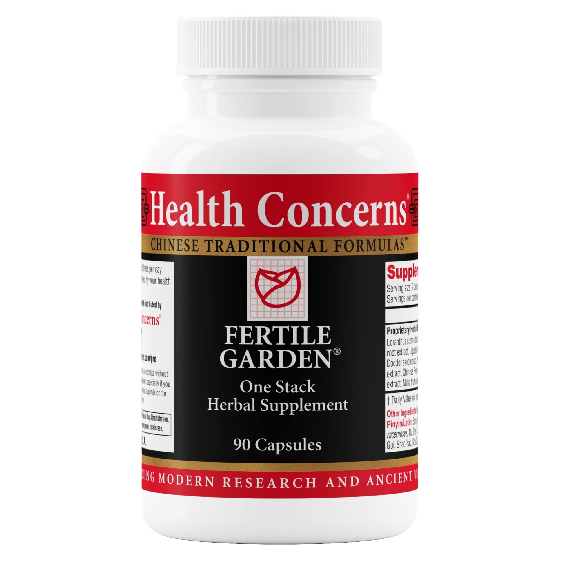 Health Concerns Fertile Garden – Fertility Support for Women – Menstrual Cycle & Reproductive Health – Chinese Herbal Formula with Ashwagandha, Dong Quai, Peony – 90 Capsules Health ConcernsAu supplements