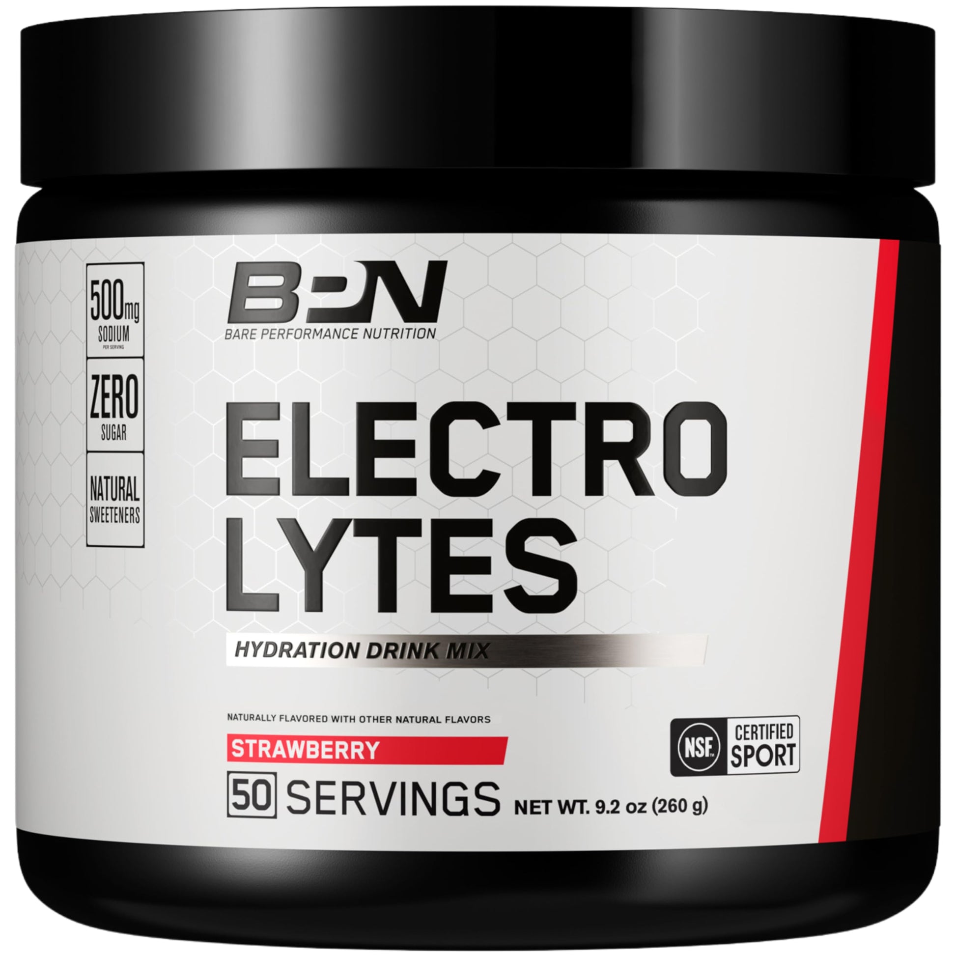 BARE PERFORMANCE NUTRITION BPN Electrolytes Hydration Drink Mix | Sugar Free Electrolyte Powder | 500mg Sodium per Serving | Naturally Sweetened | Strawberry, 50 Servings BARE PERFORMANCE NUTRITIONAu supplements