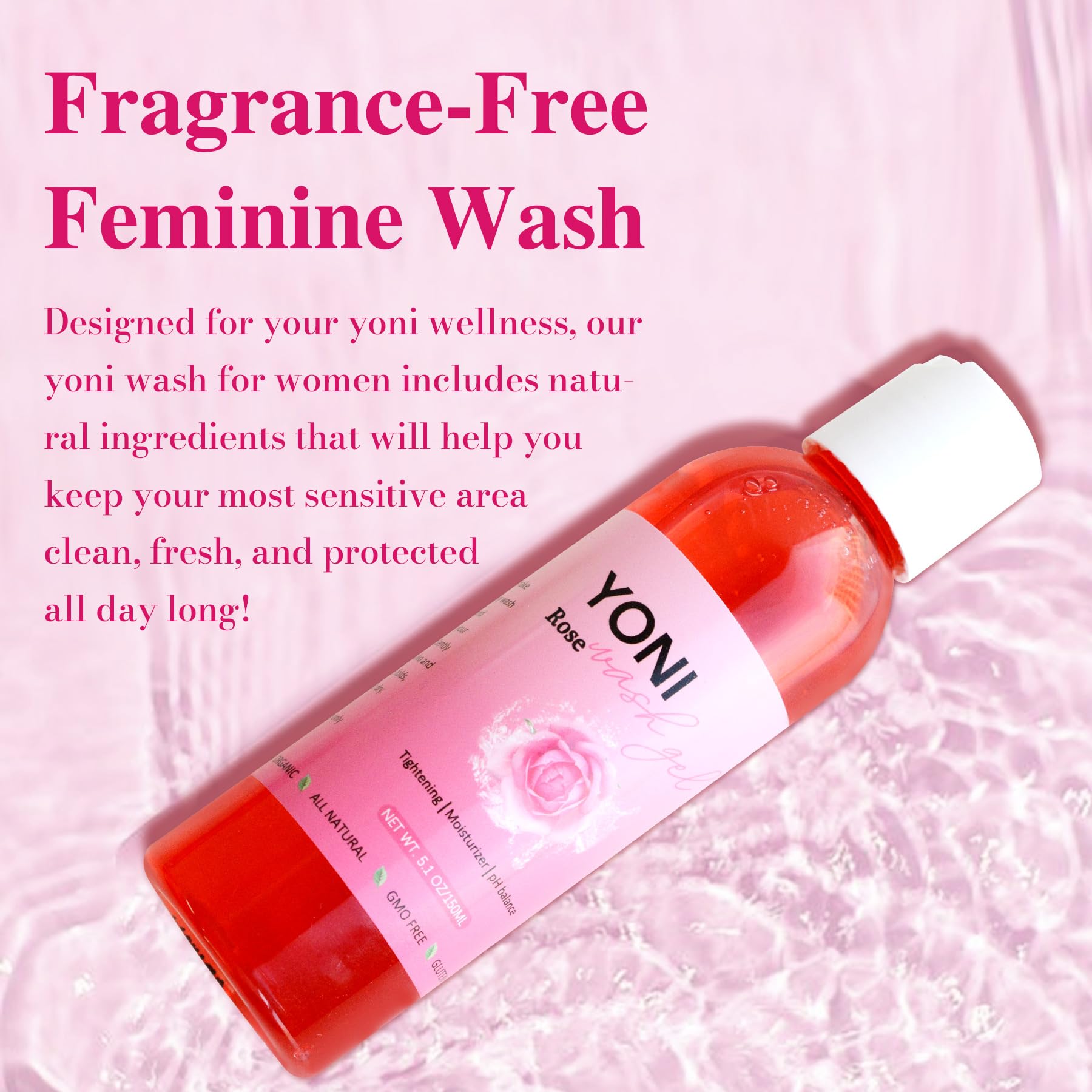 Aromlife Rose Yoni daily Wash Set - Yoni Oil & Yoni Bar & Yoni Feminine Wash, Ph Balance for Women AromlifeAu supplements