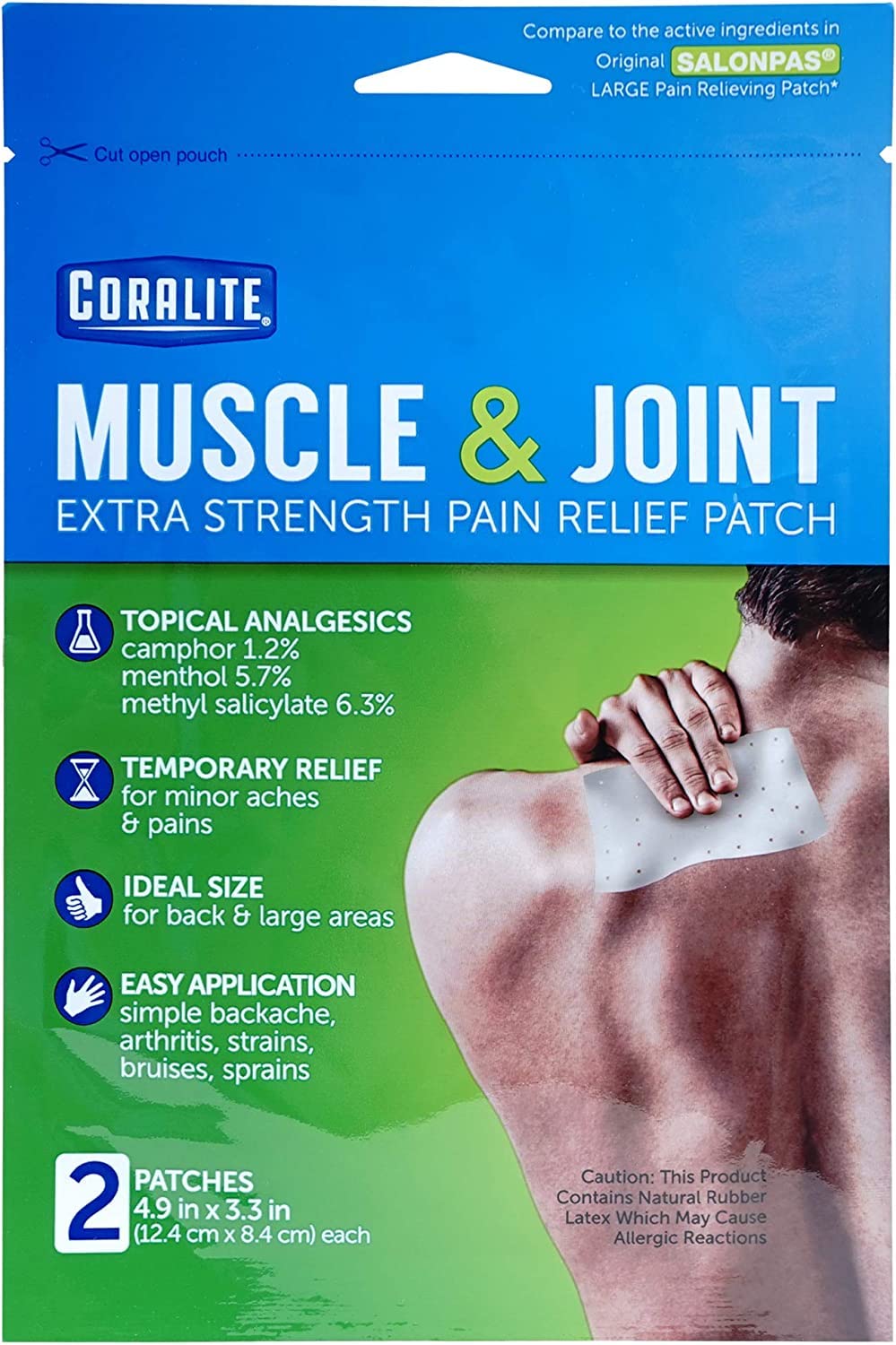 Great Lakes Wholesale 8070790155 2Ct Heat Pain Patch Health Products CoraliteAu supplements