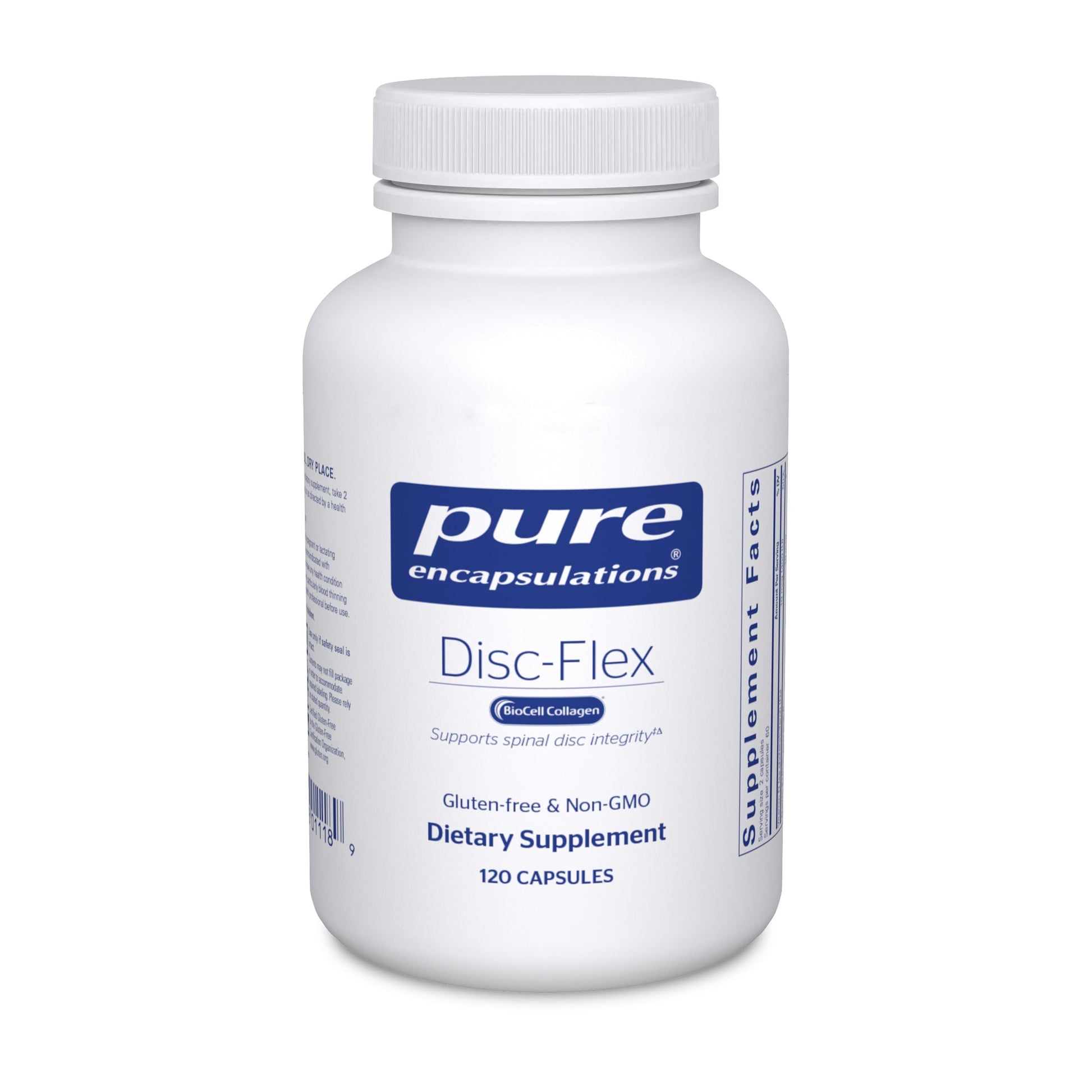 Pure Encapsulations Disc-Flex - Bone & Musculoskeletal Health Dietary Supplement - Supports Spinal Disc Strength & Flexibility* - Vegetarian & Gluten Free - 120 Capsules Pure EncapsulationsAu supplements