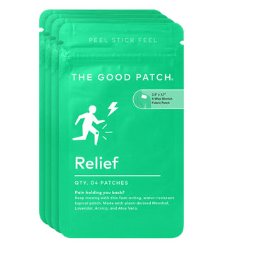 The Good Patch Muscle Pain Relief Patches, Natural Patch with Menthol, Lavender, Arnica and Aloe Vera, Sustained Release, Plant Powered Wearable Wellness, For Back, Neck, Arms, Legs (16 Total Patches) The Good PatchAu supplements
