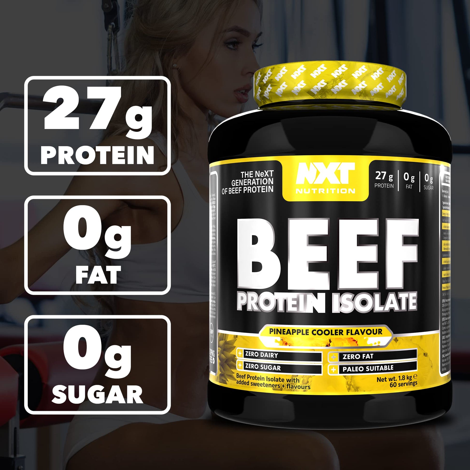 NXT Nutrition Beef Protein Isolate Powder - Protein Powder High in Natural Amino Acids NXT NutritionAu supplements
