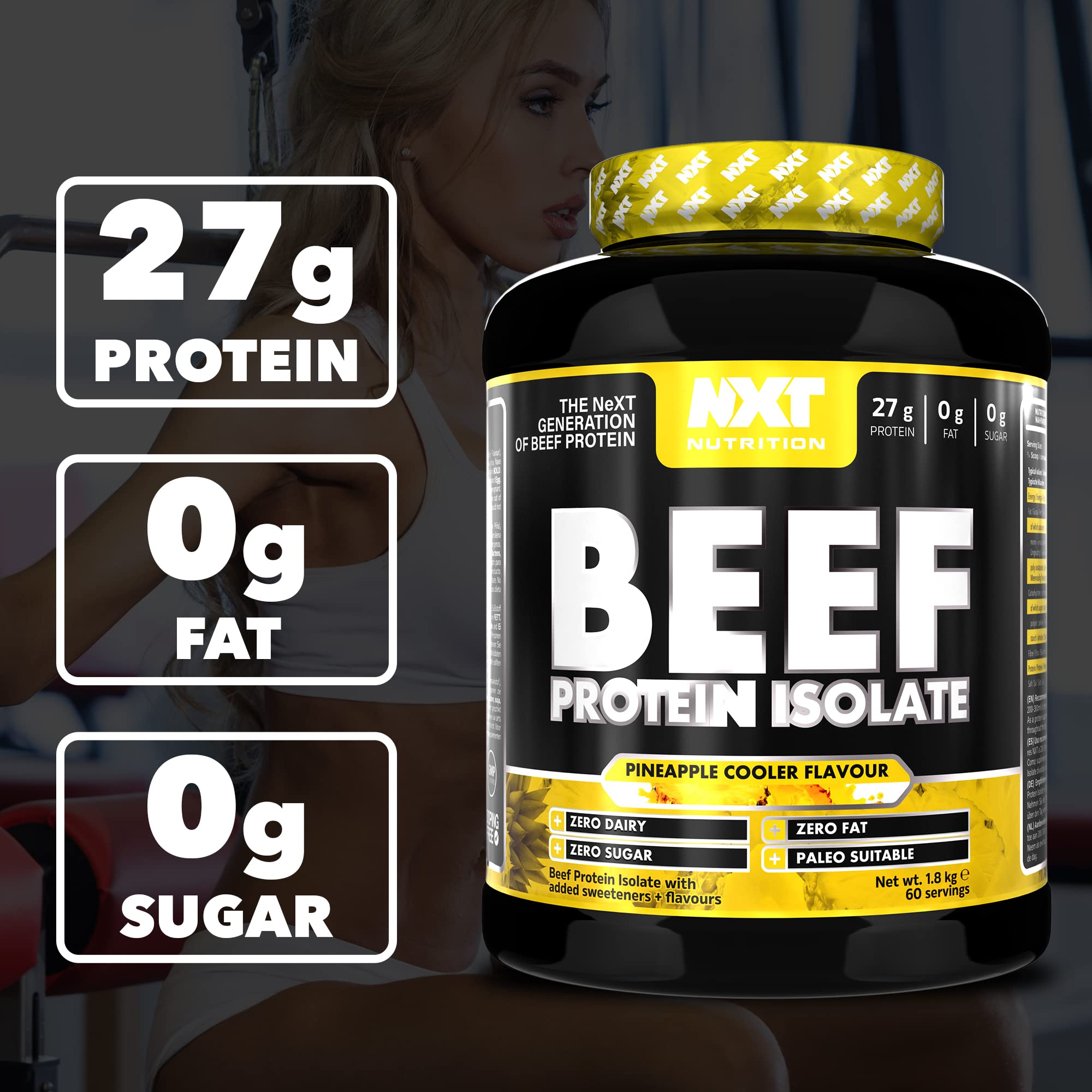 NXT Nutrition Beef Protein Isolate Powder - Protein Powder High in Natural Amino Acids NXT NutritionAu supplements