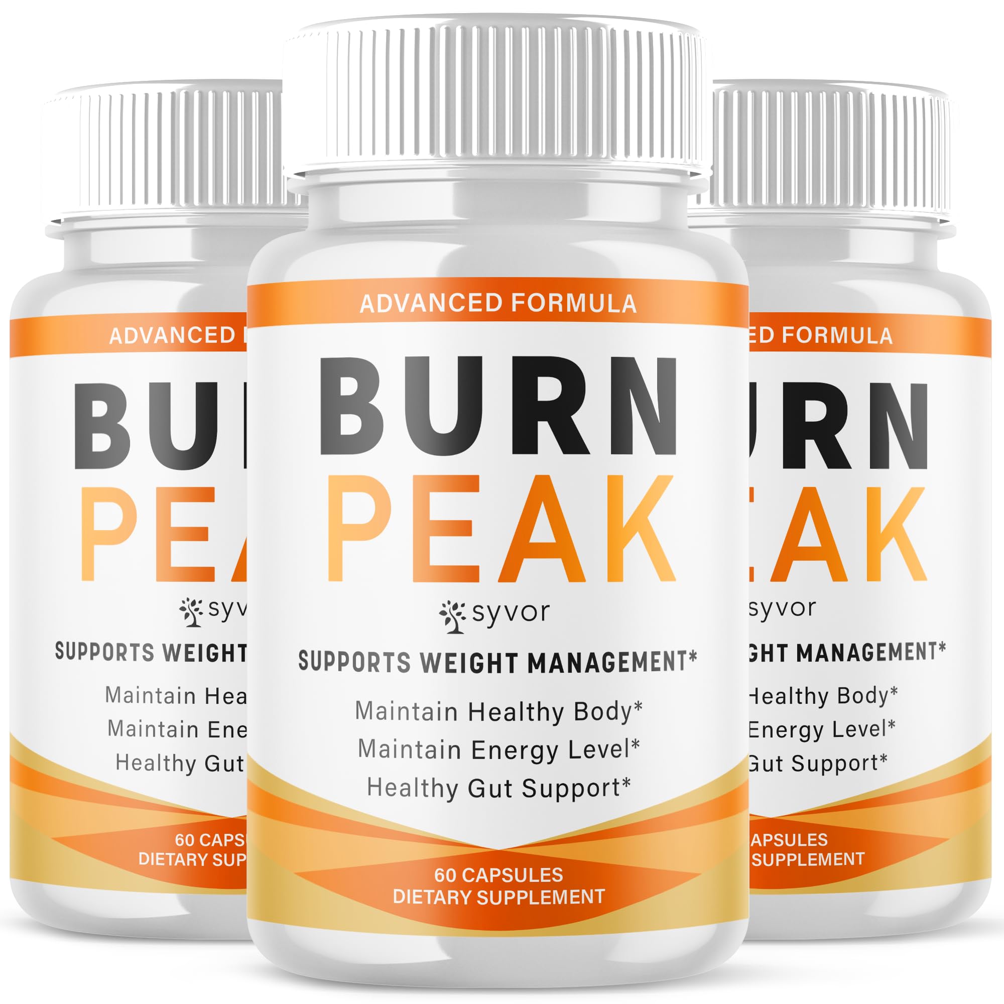(3 Pack) Burn Peak Capsules, Official Burnpeak Pink Salt Pills with All Natural Ingredients, Advanced BurnPeak Health Supplement with Premium Vitamins for Active Lifestyle Support (180 Capsules) SyvorAu supplements