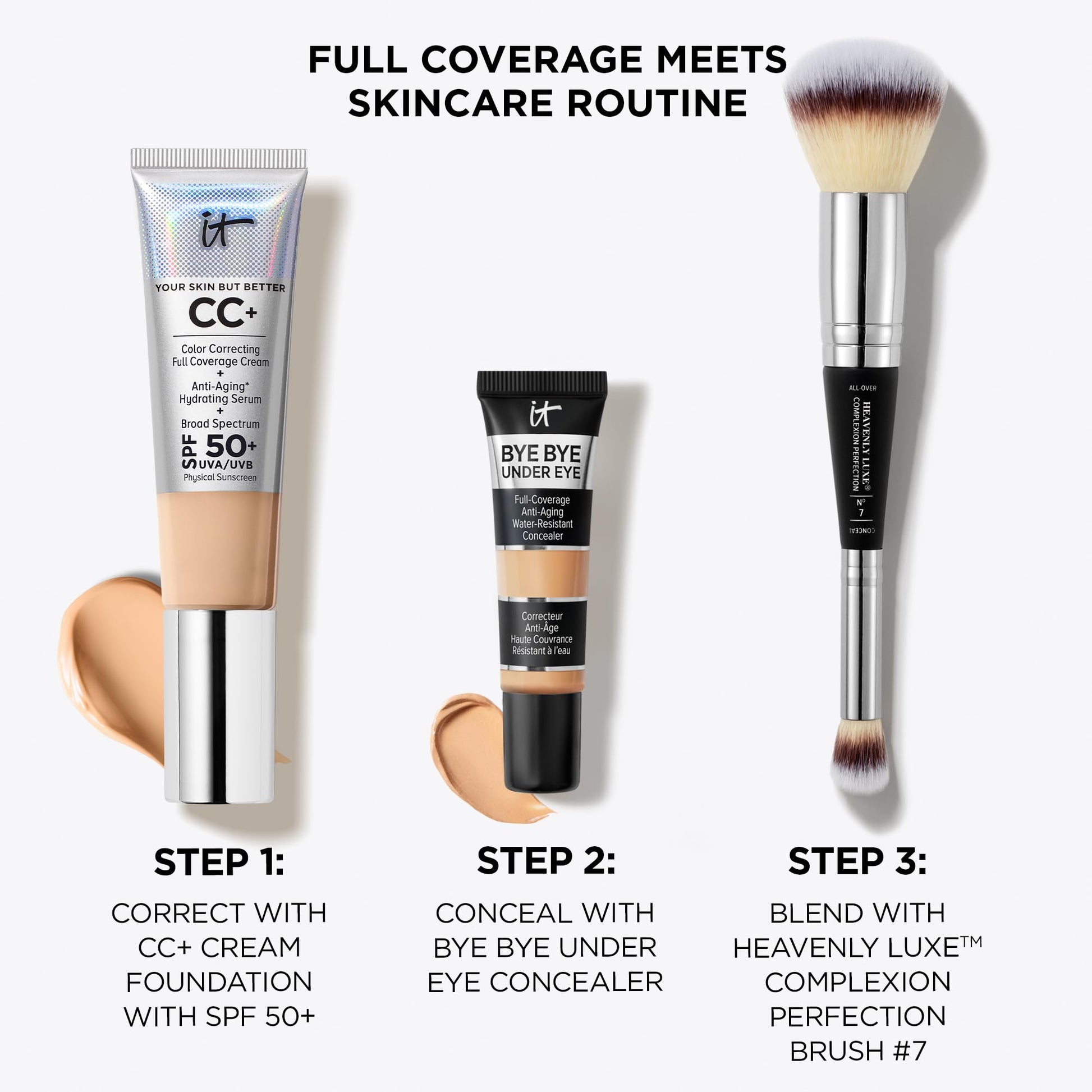 IT Cosmetics Bye Bye Under Eye Concealer (Light Nude) - Water-Resistant, Full Coverage Brightening Concealer For Dark Circles, Fine Lines, Redness & Discoloration, Anti-Aging, 24H Wear - 0.4 fl oz IT CosmeticsAu supplements