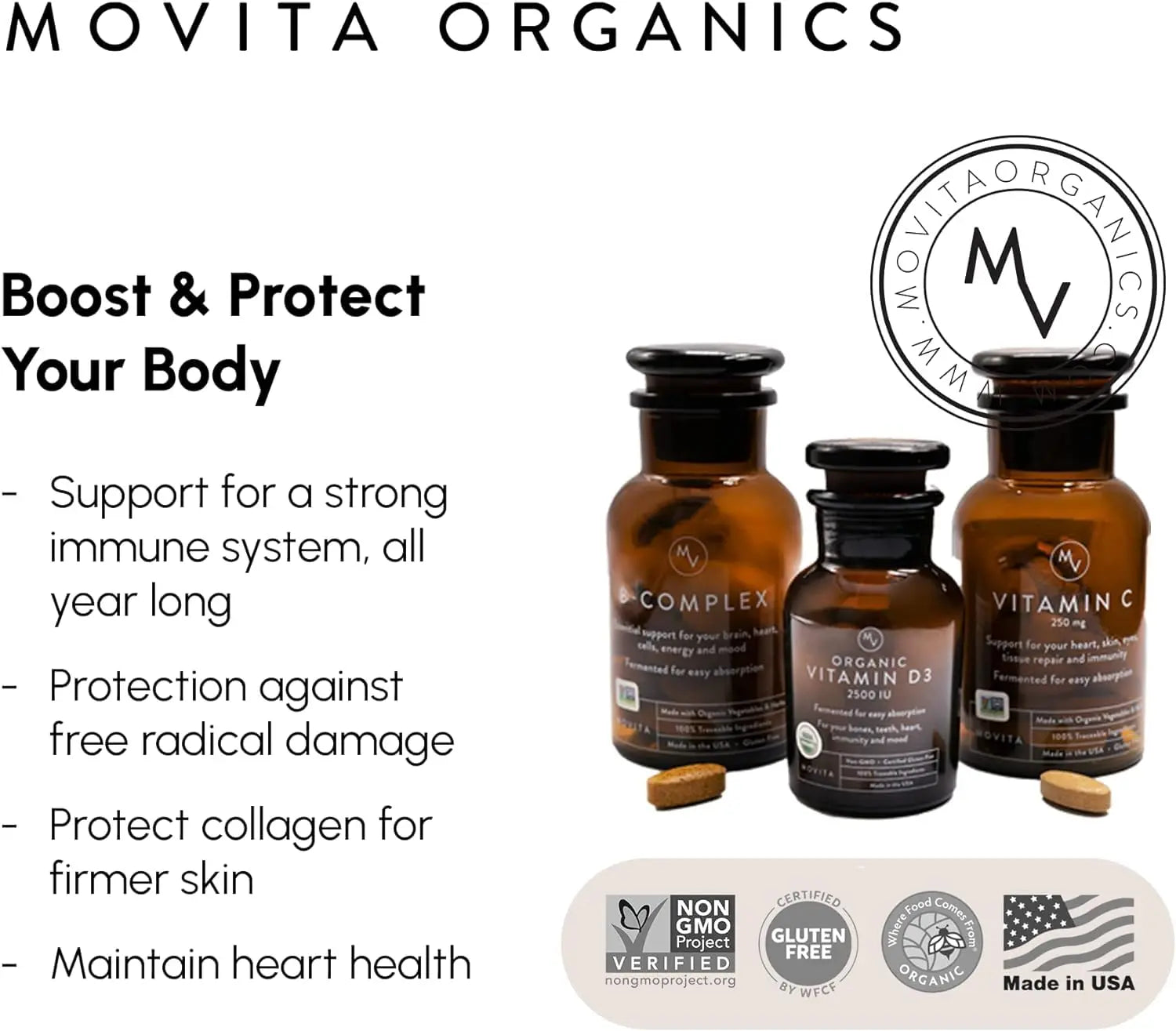 Movita Women’s Daily Multivitamin - Organic Fermented Whole Foods for Enhanced Energy, Immunity & Vitality - Vegan MovitaAu supplements