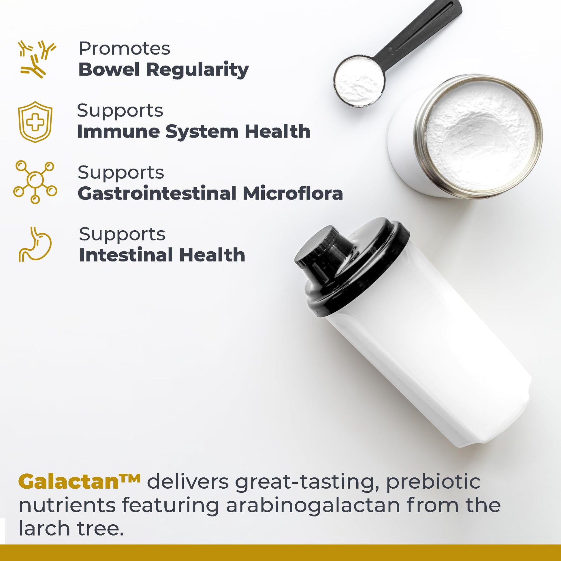 Premier Research Labs Galactan - Larch Arabinogalactan Powder for Men & Women, Prebiotic Fiber Powder for Healthy Gut Microbiome, Larch Tree Extract, Calcium - 8 oz Premier Research LabsAu supplements